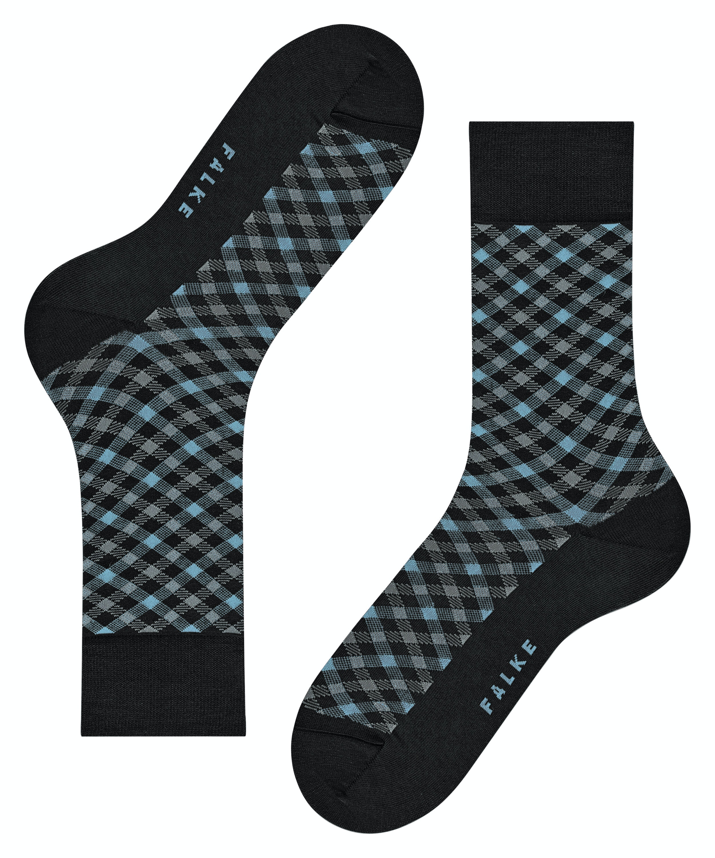 FALKE Smart Check herensokken, zwart (black)