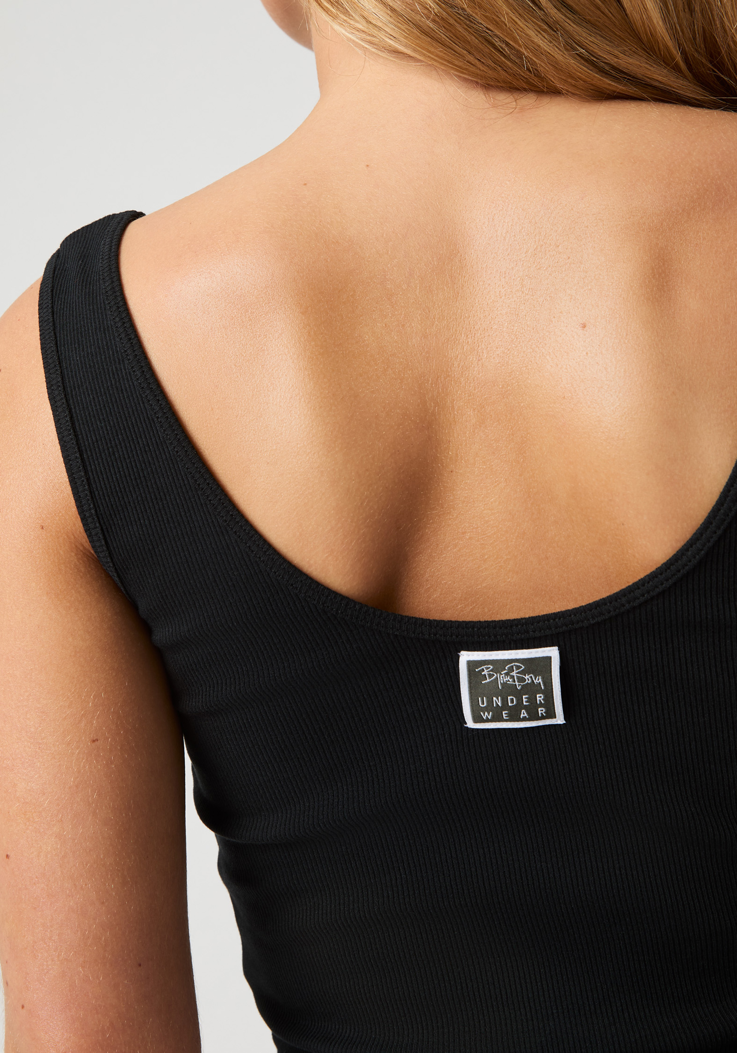 Bjorn Borg dames Original Rib Tank, tanktop (1-pack), zwart
