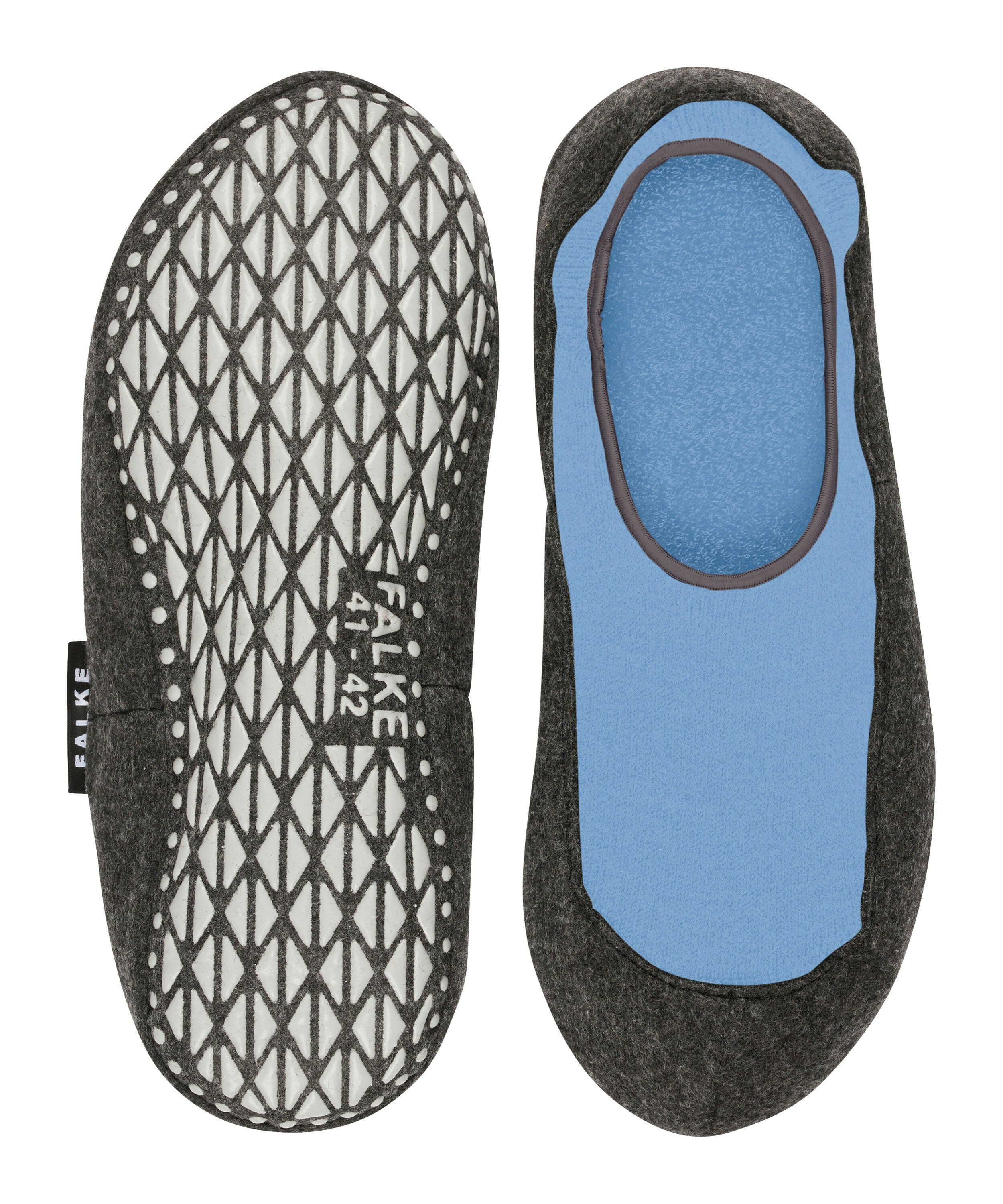 FALKE Cosyshoe heren pantoffels, zeeblauw (lagoon)