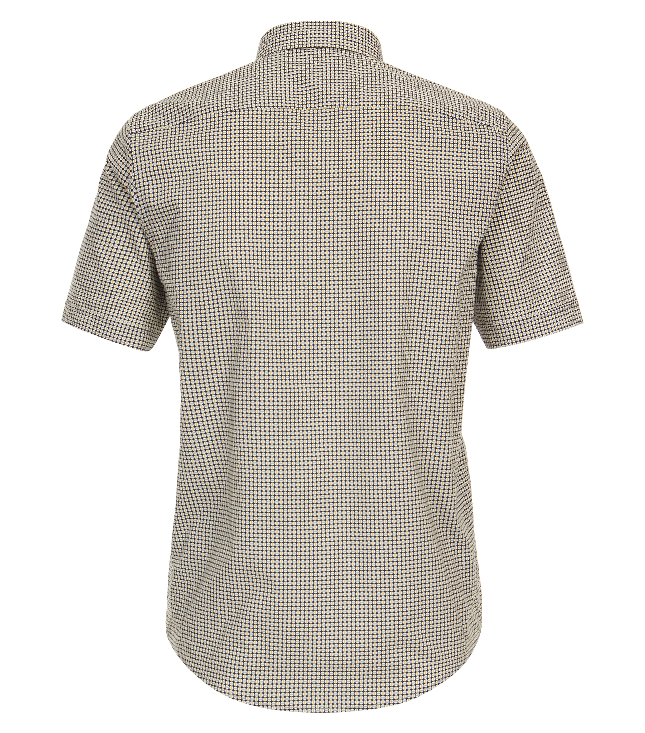CASA MODA Sport casual fit overhemd, korte mouw, popeline, blauw dessin - 944268800-100