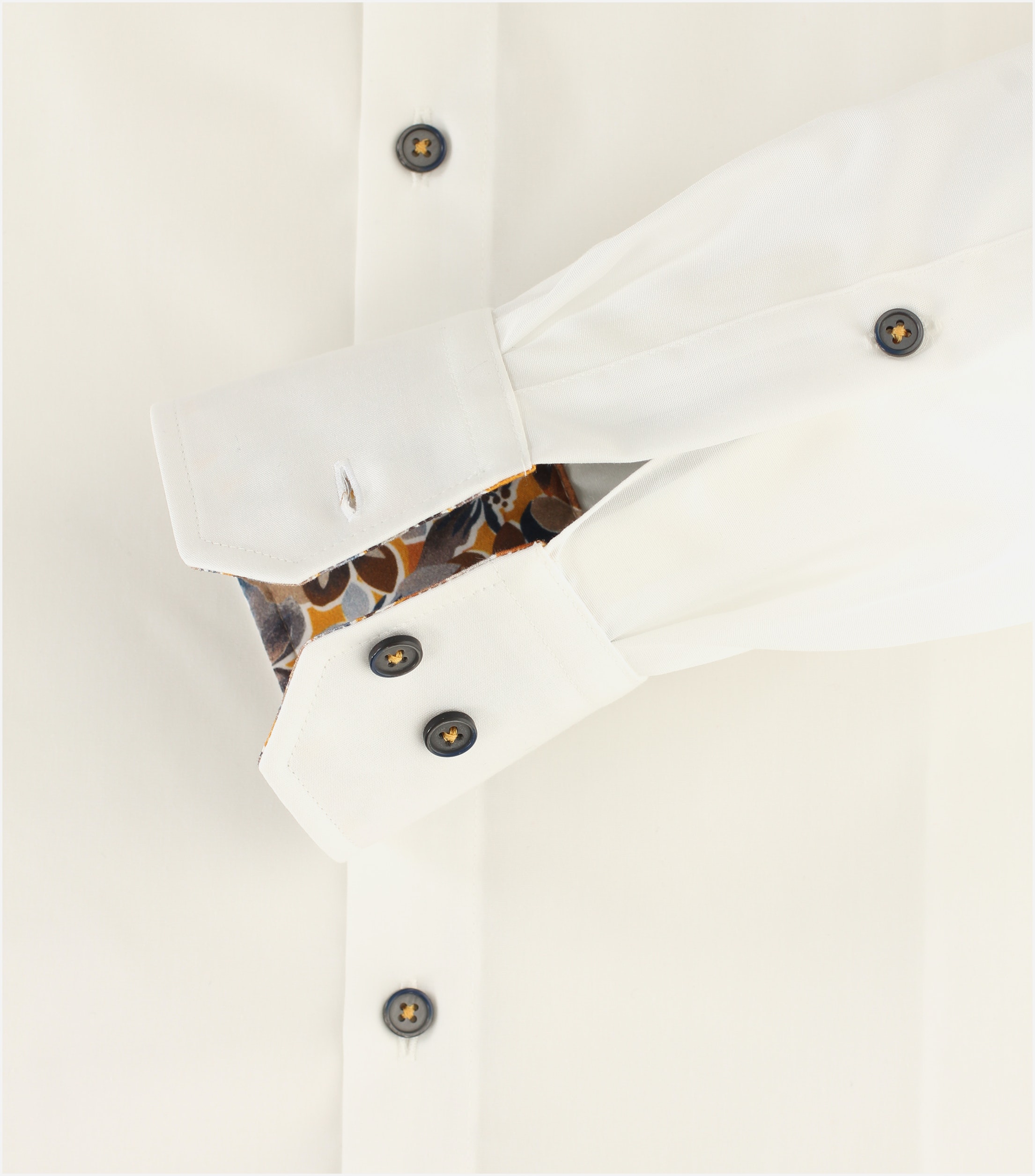 VENTI modern fit overhemd, popeline, beige