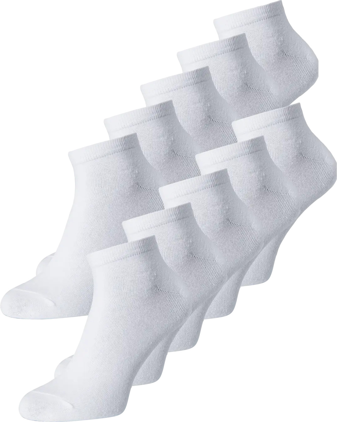 JACK & JONES Dongo socks (10 pack), heren sokken, wit (white)