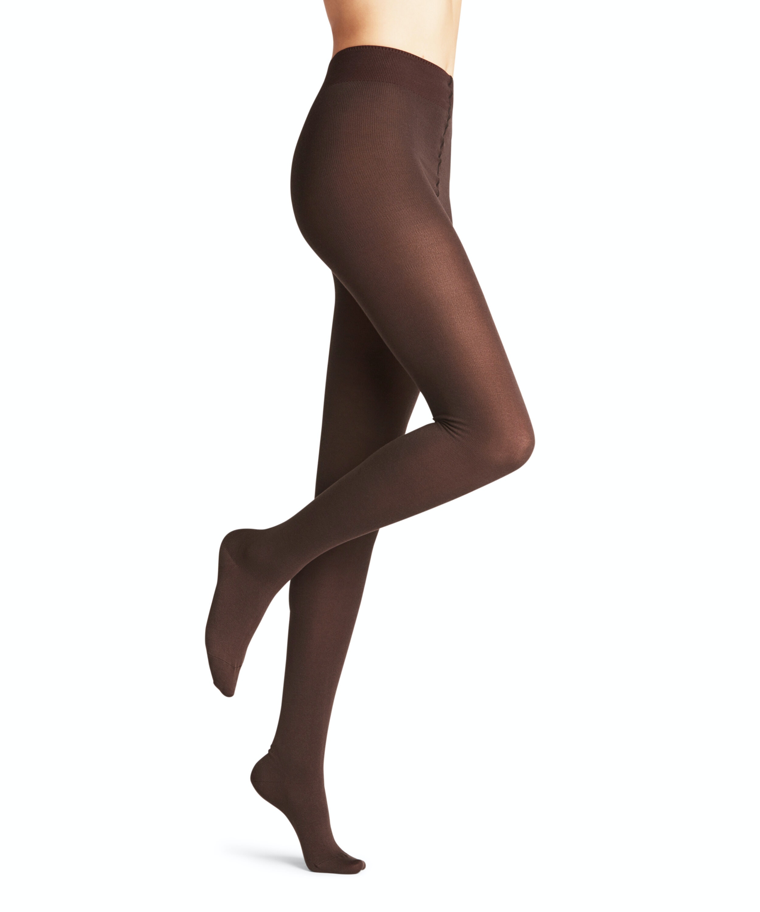 FALKE Family dames panty, dark brown