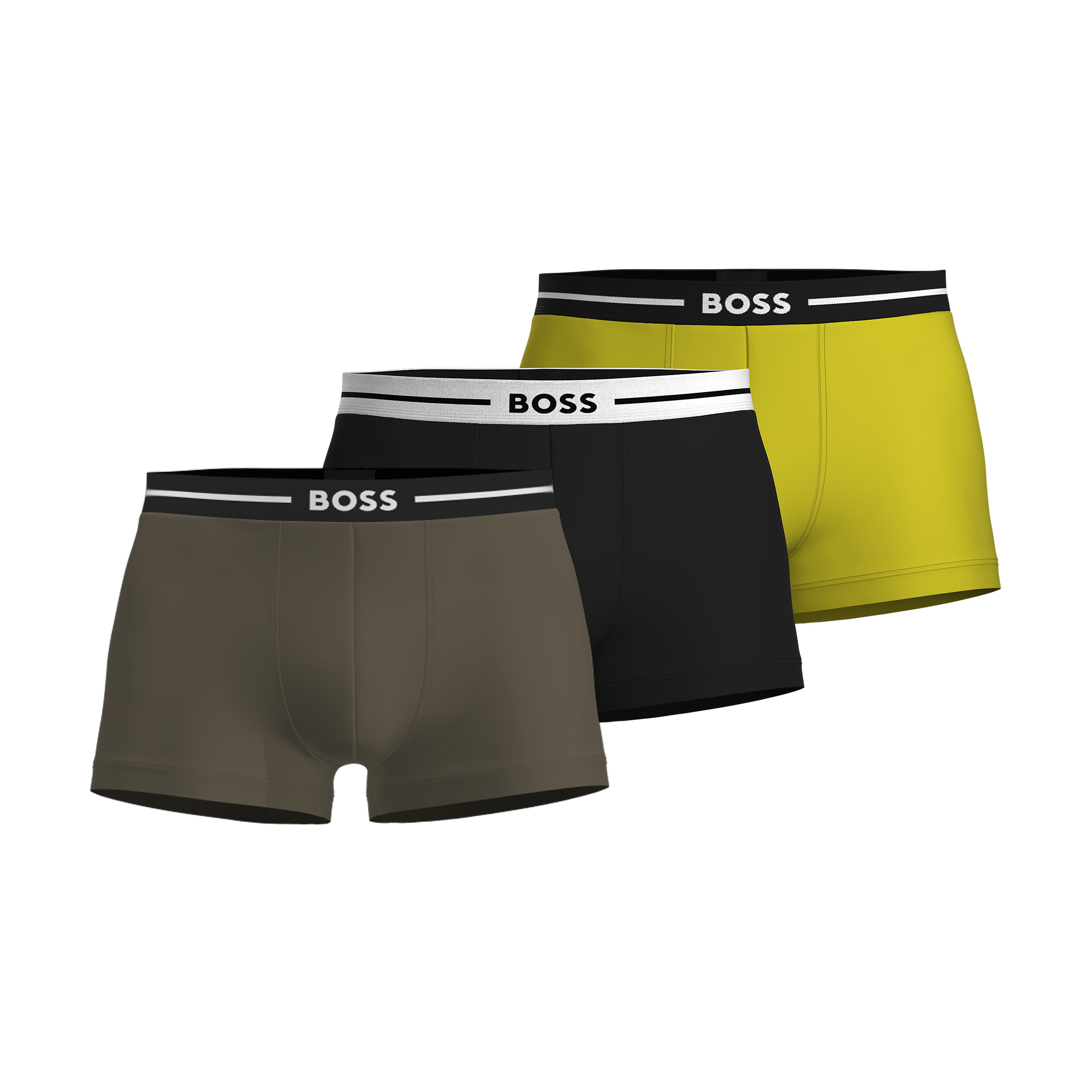 HUGO BOSS Bold trunks (3-pack), heren boxers kort, multicolor