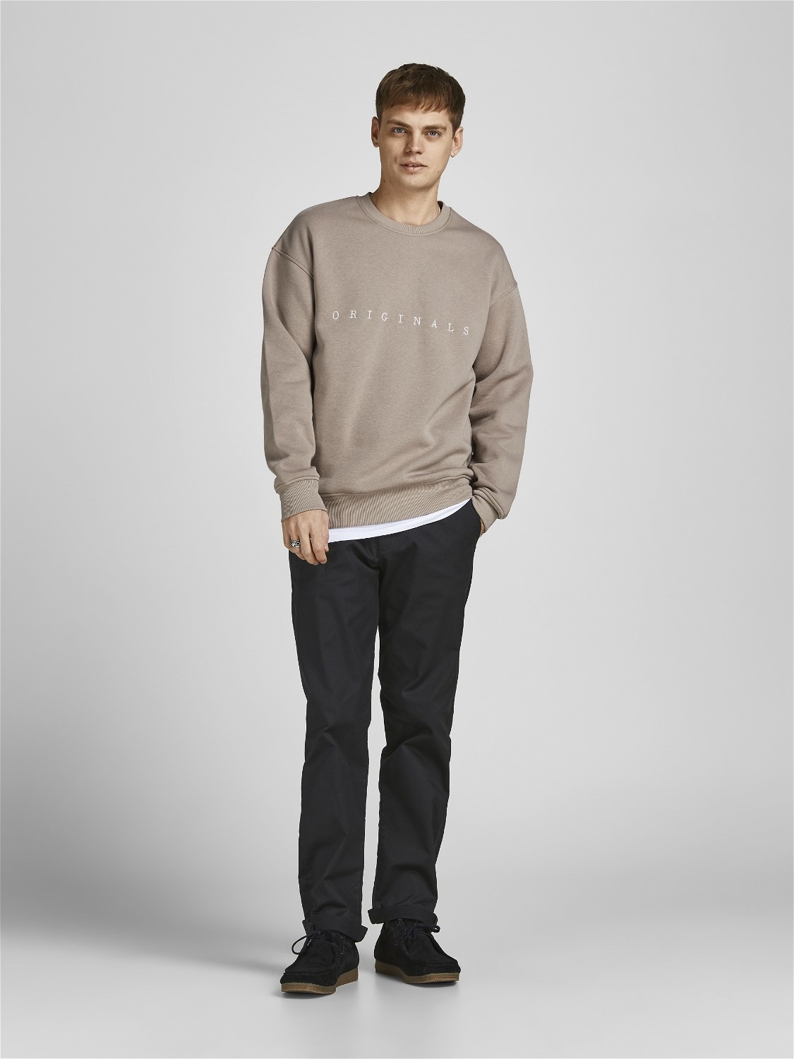 JACK & JONES Kane Pablo loose fit, heren chino, zwart