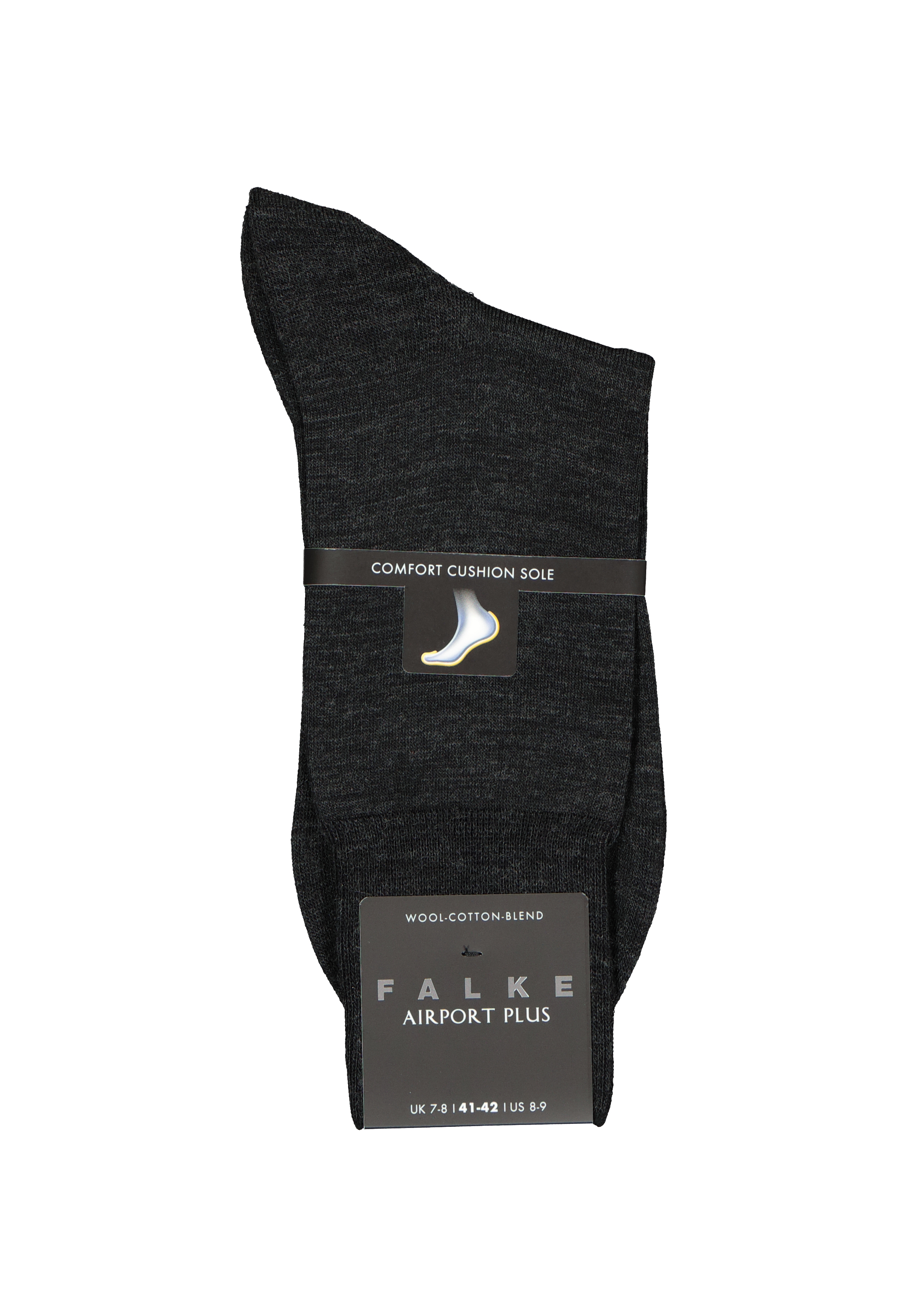 FALKE Airport Plus herensokken, antraciet (anthracite melange)