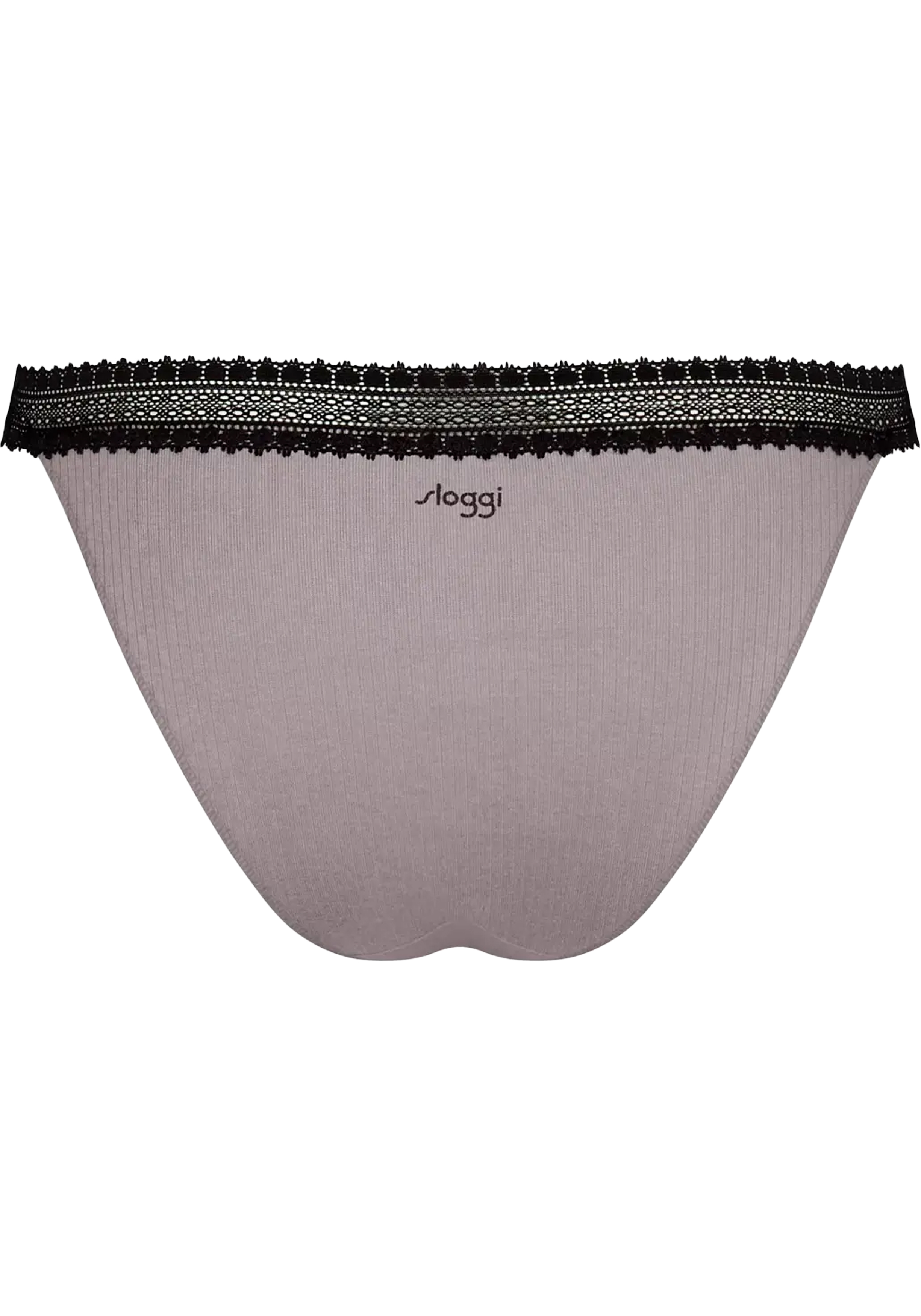 Sloggi Women GO Ribbed R Tanga (2-pack), dames slip, zwart