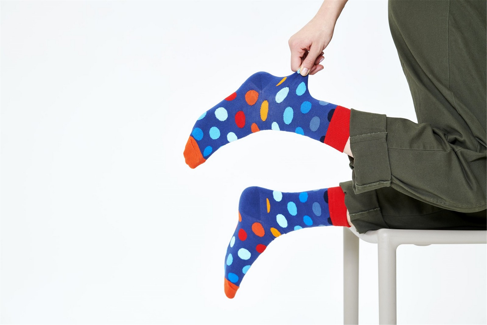 Happy Socks Big Dot Sock, unisex sokken