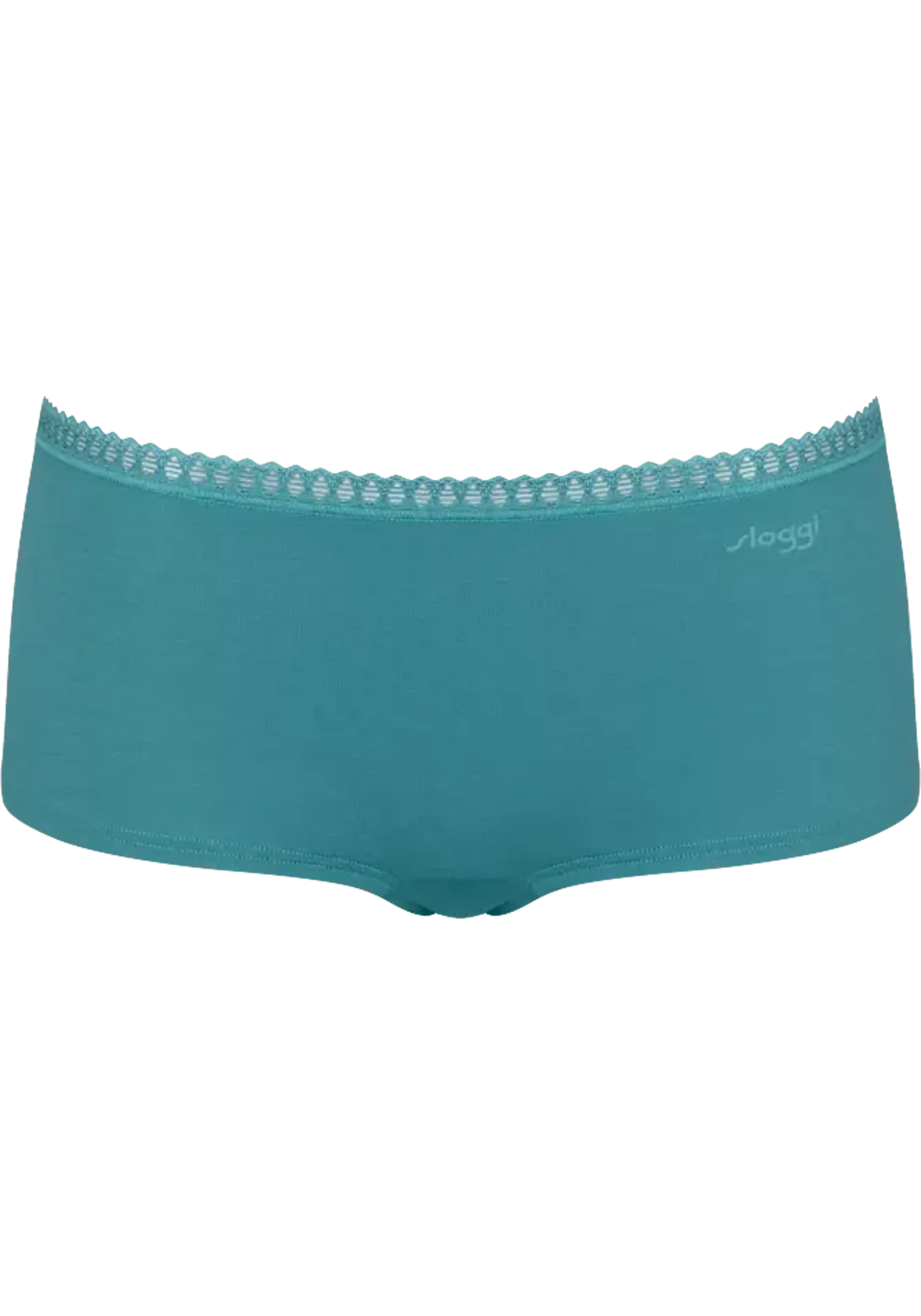 Sloggi Women GO Crush Short (3-pack), dames boxer, lichtgroen, turquoise, print