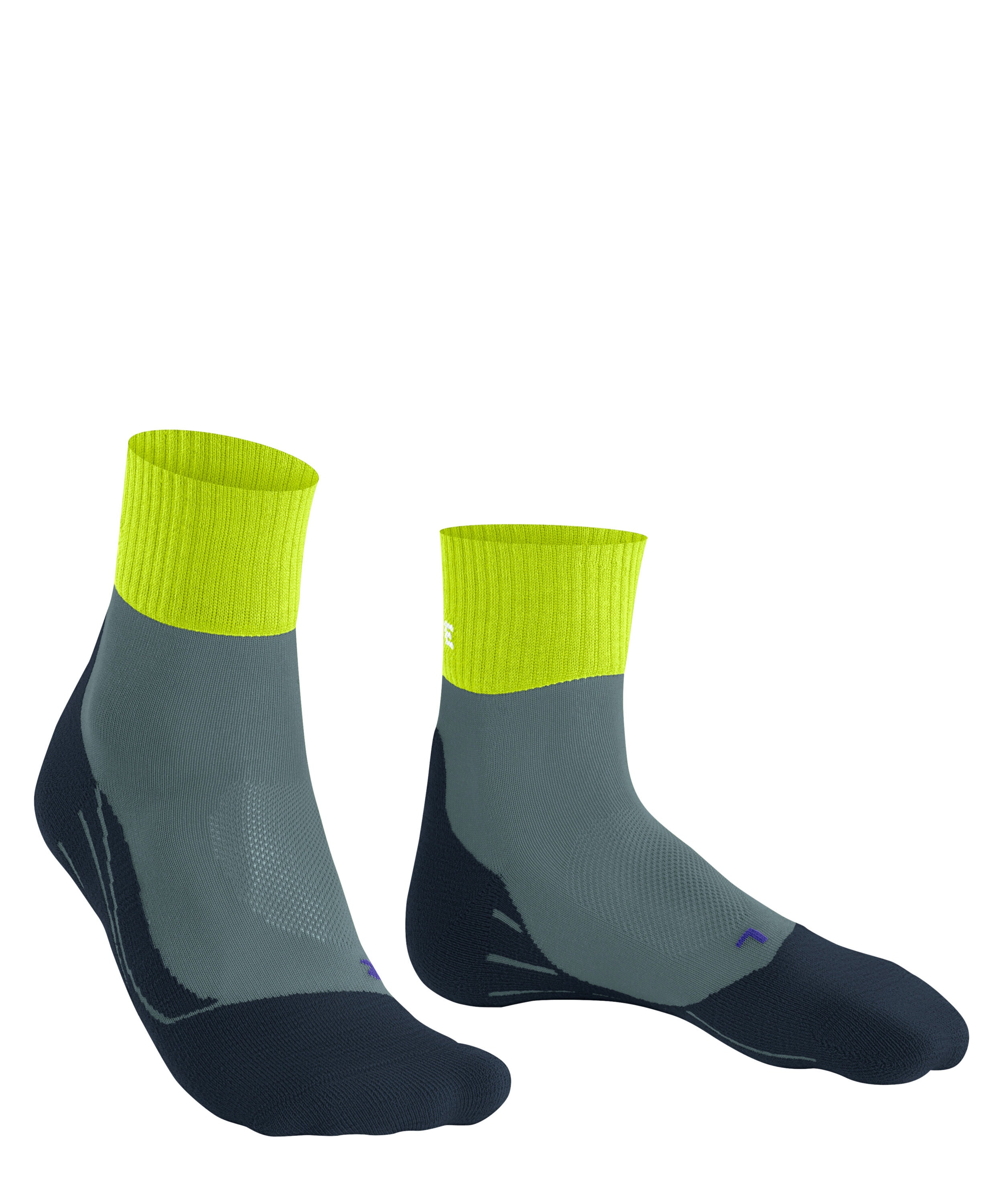 FALKE TK2 Explore Cool Short heren trekking sokken kort, grijs (steel grey)