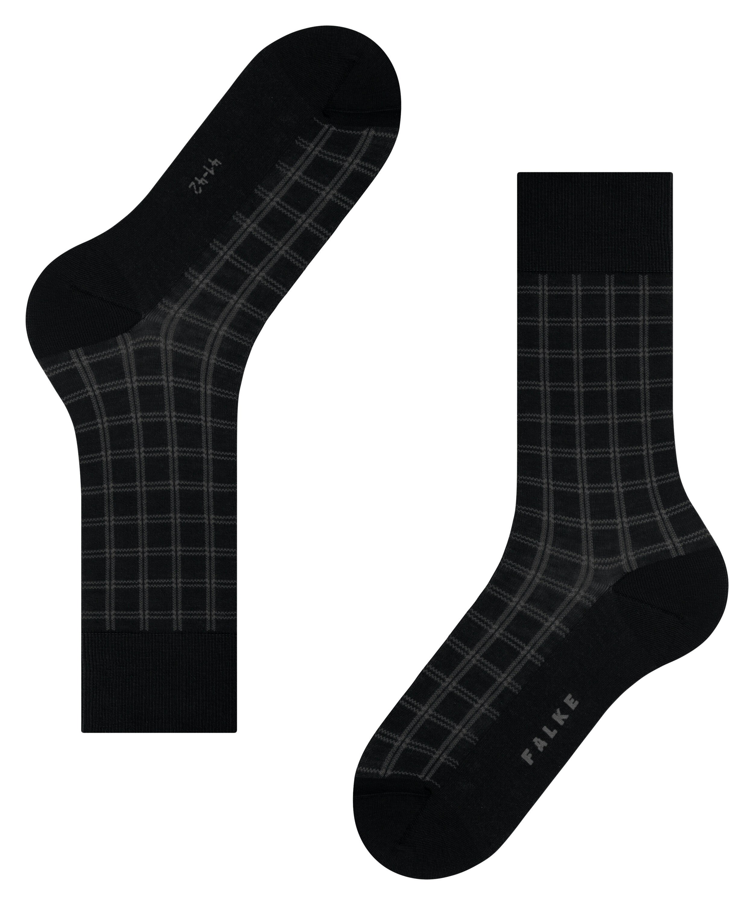 FALKE Modern Tailor herensokken, zwart (black)