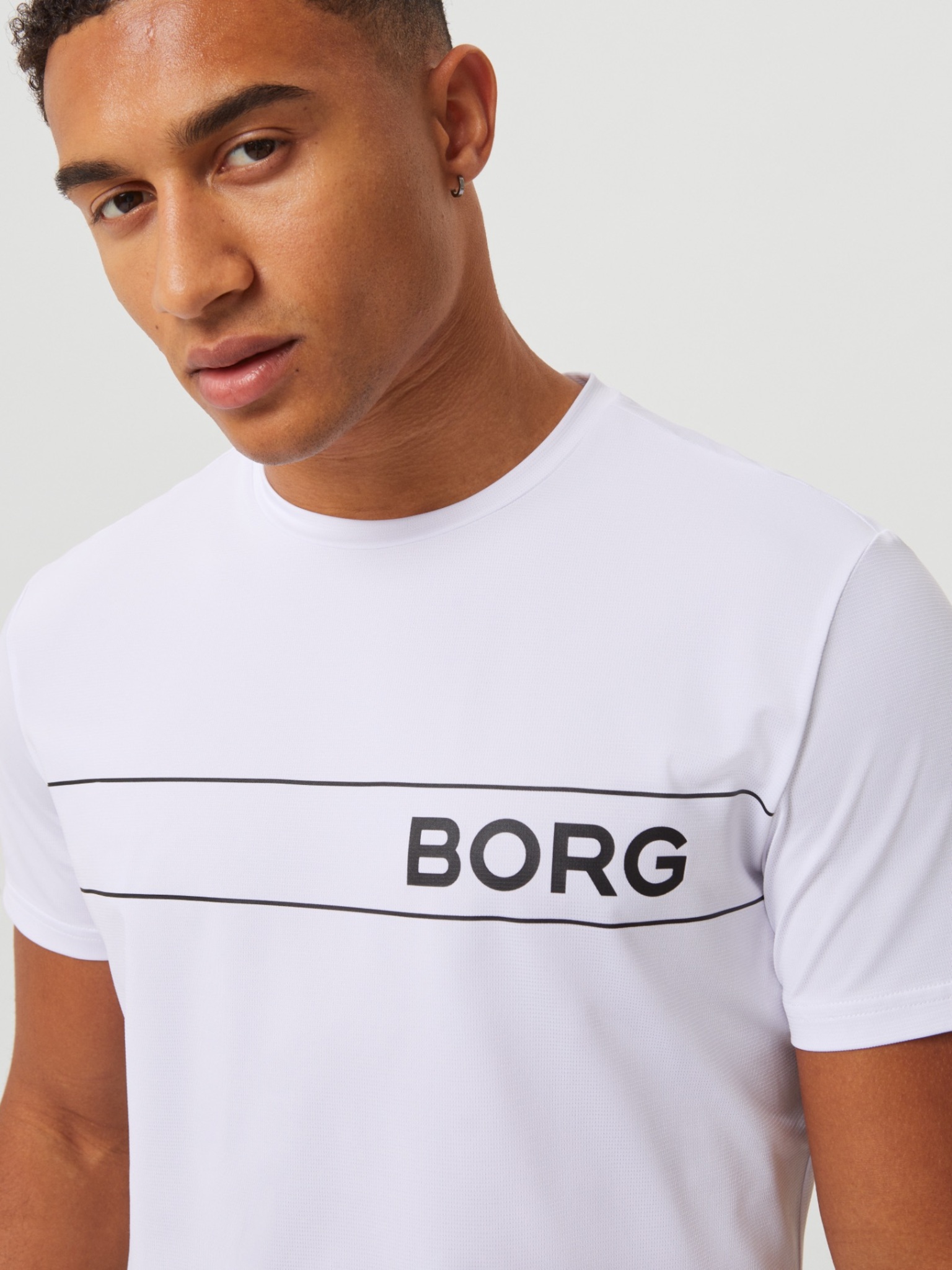 Bjorn Borg Ace performance T-shirt, wit