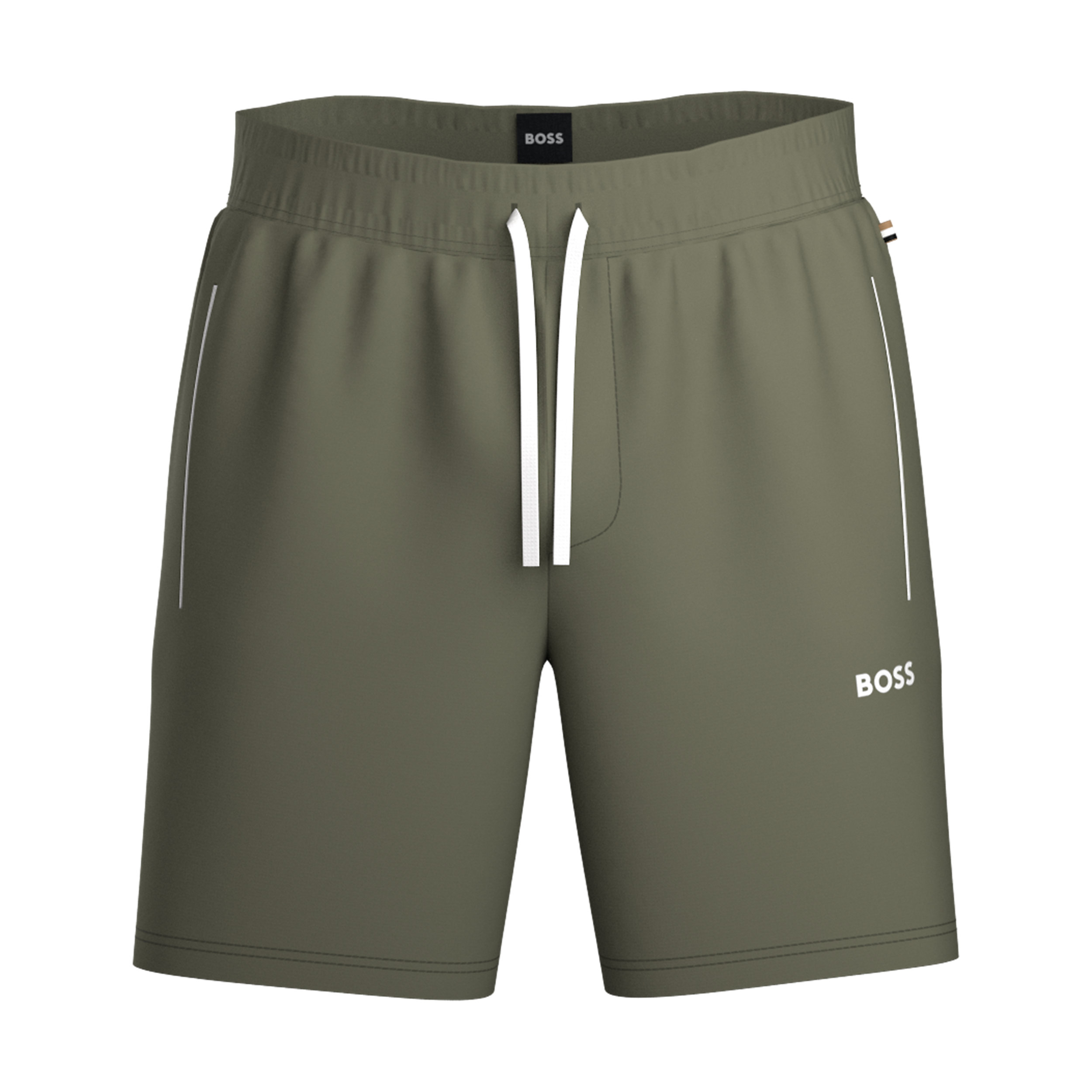 BOSS Mix&Match Short, heren pyjama- of loungebroek kort, lichtgroen
