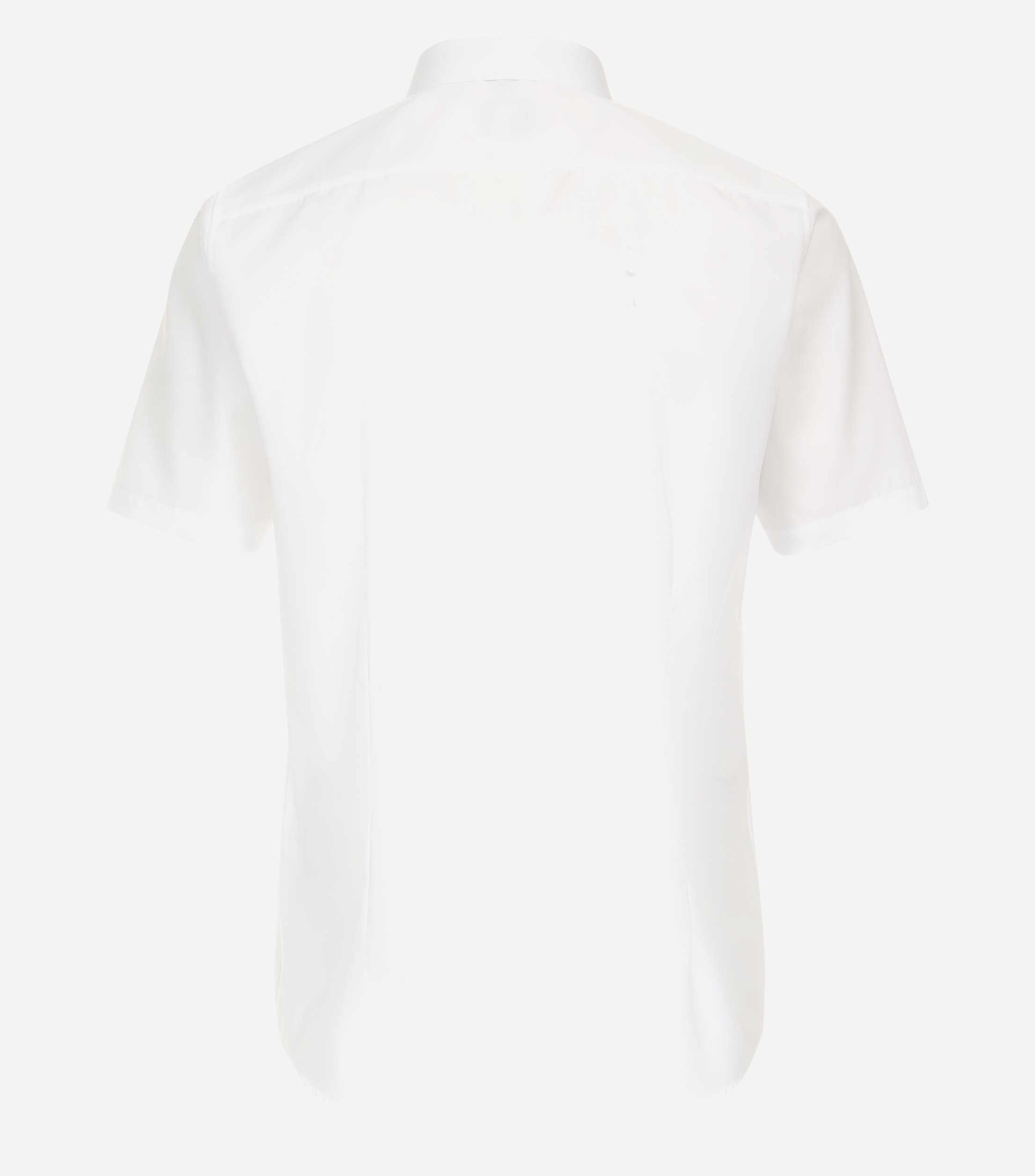 VENTI modern fit overhemd, korte mouw, popeline, wit