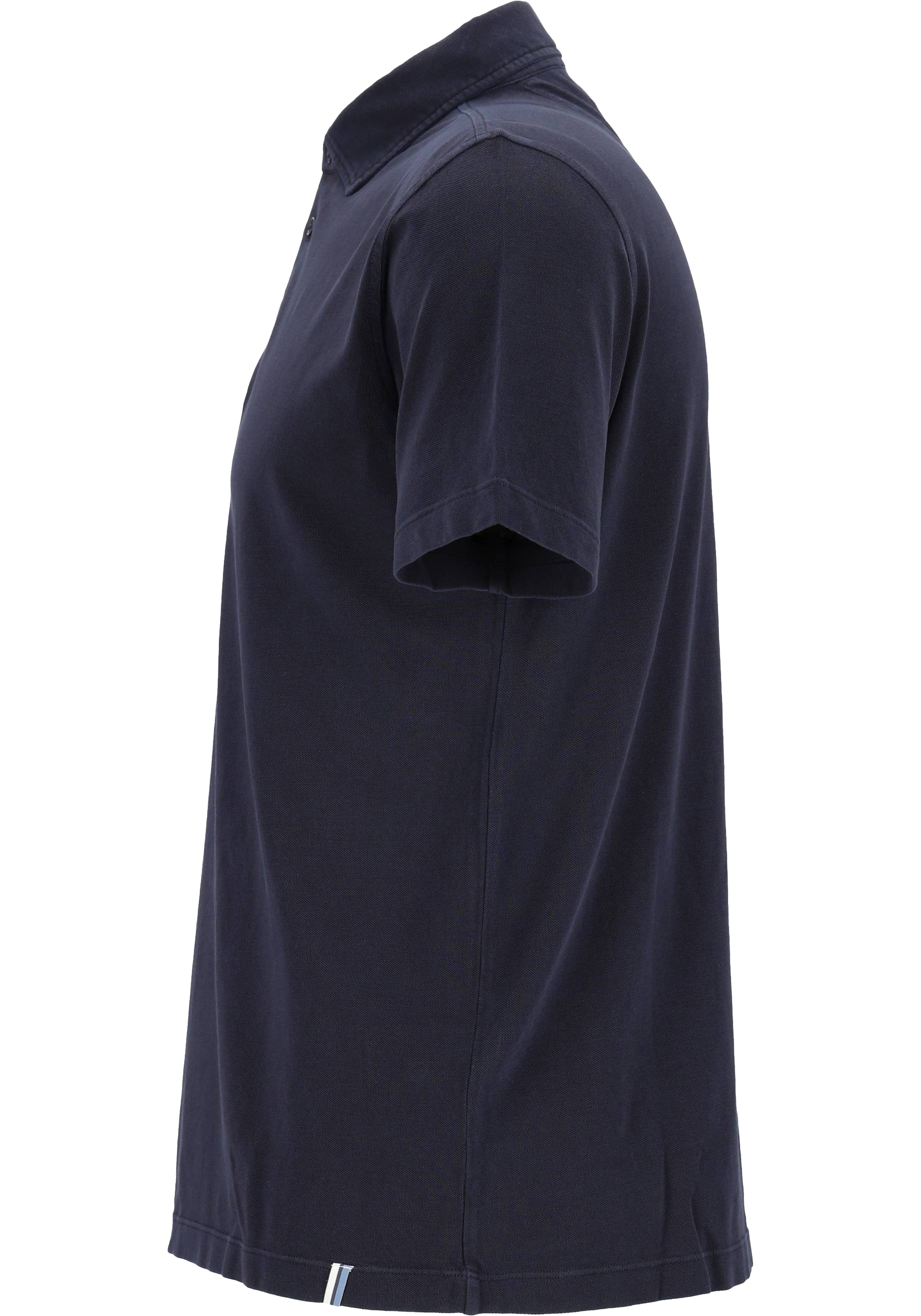 OLYMP Polo Casual, modern fit polo, marine blauw