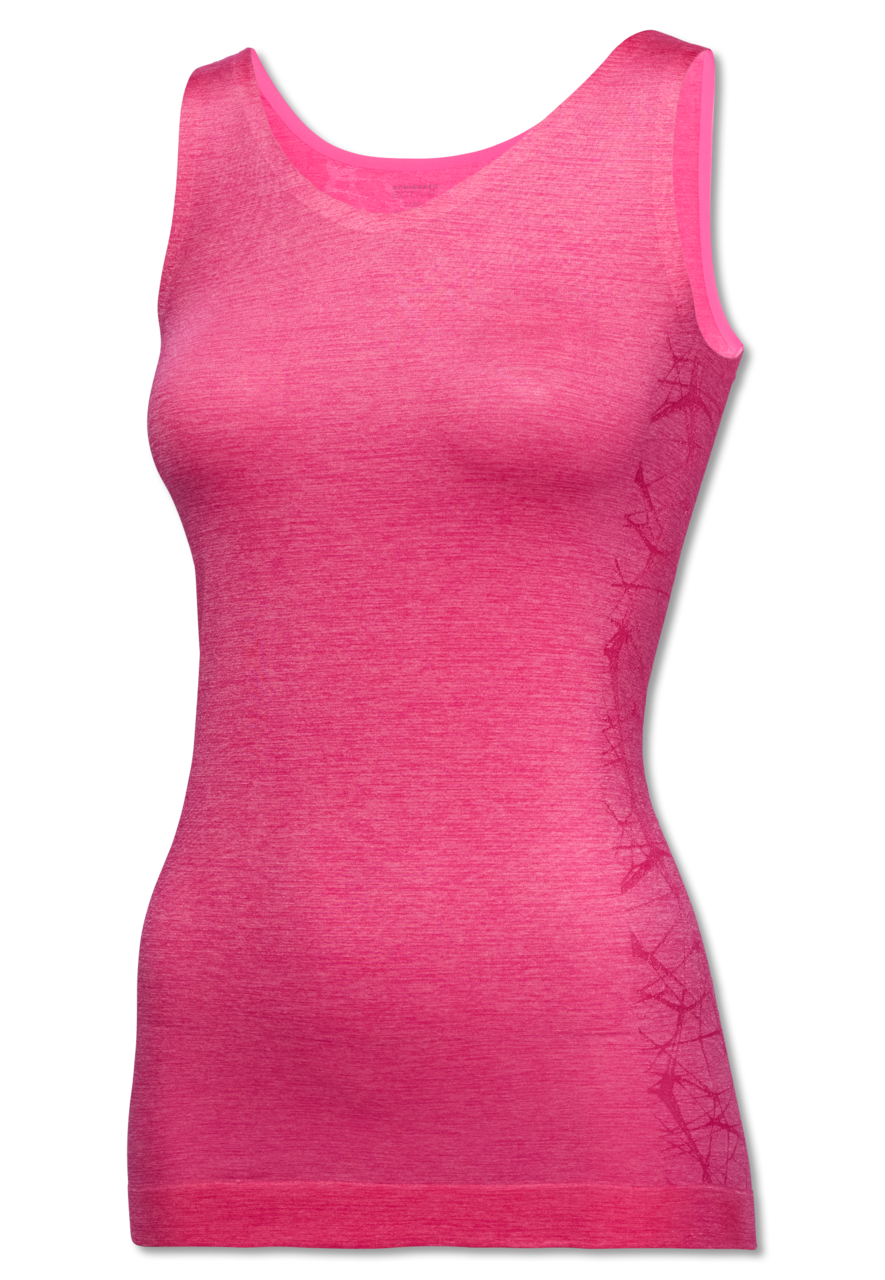 SCHIESSER Active Mesh Light singlet (1-pack), dames onderhemd felrozemelange