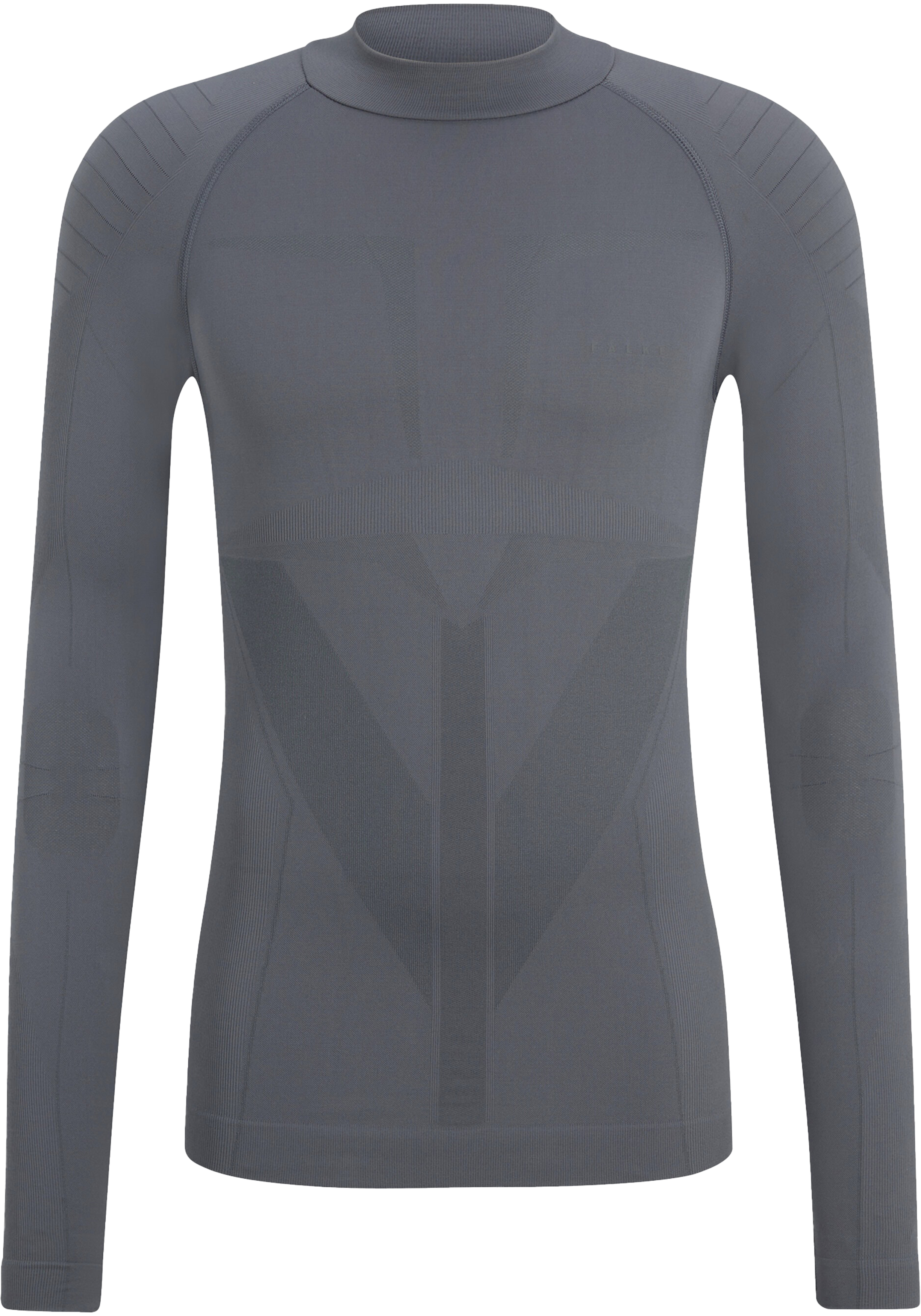 FALKE heren lange mouw shirt Warm, thermoshirt, grijs (concrete)