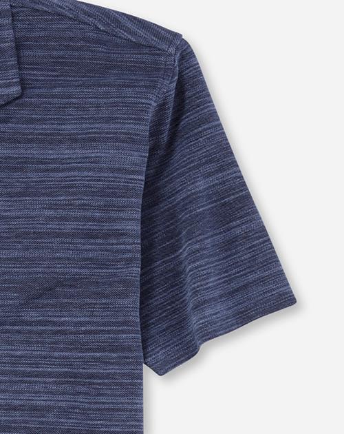 OLYMP Level Five Casual body fit polo, marineblauw
