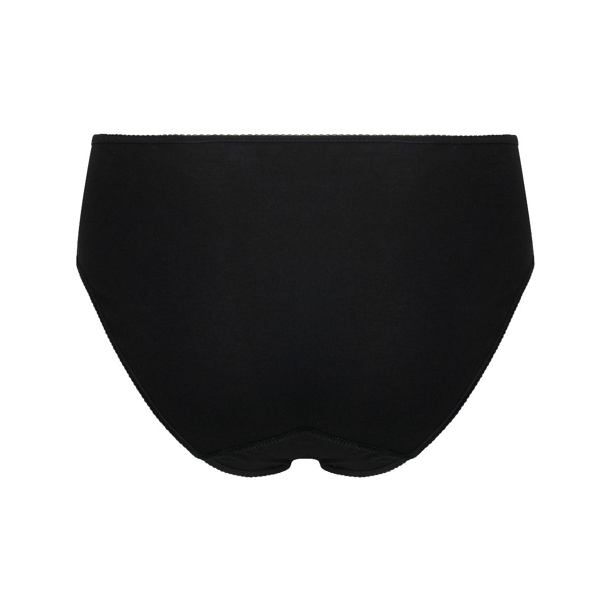RJ Bodywear Everyday dames Vlissingen midi slip (2-pack), zwart