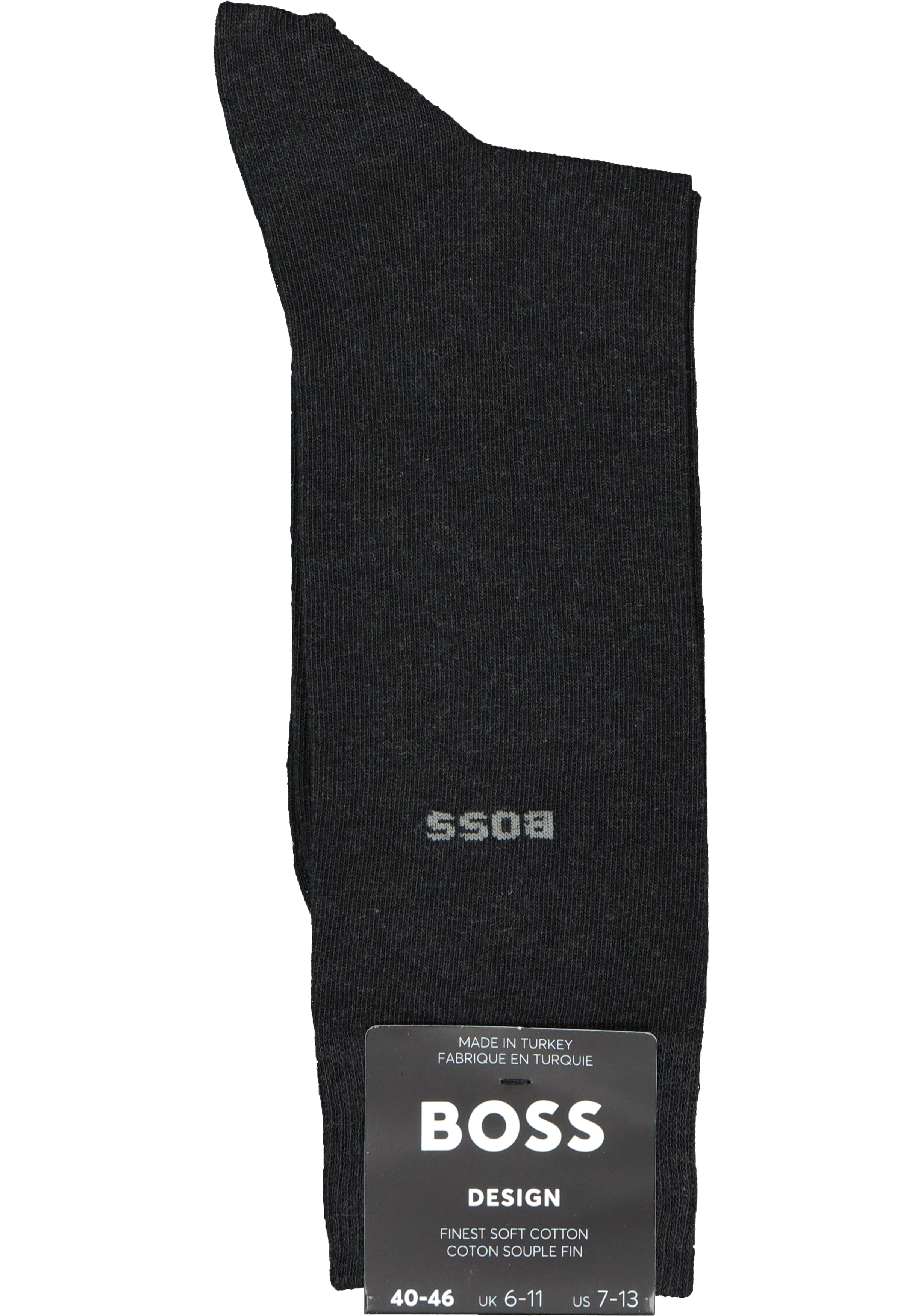 HUGO BOSS cadeauset sokken, giftbox met 3 paar heren sokken, blauw, zwart en grijs
