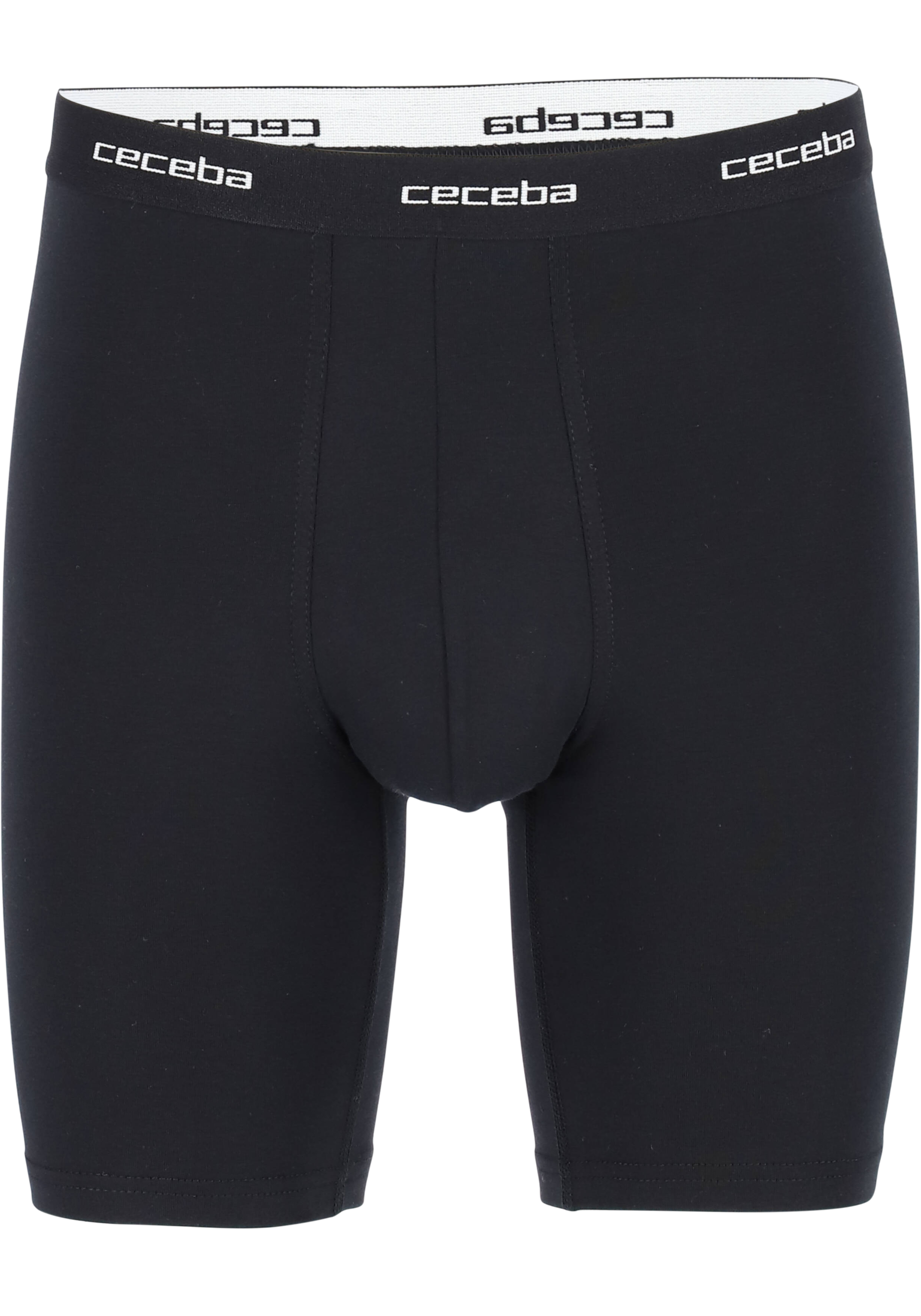 Ceceba heren boxer lang (2-pack), zwart