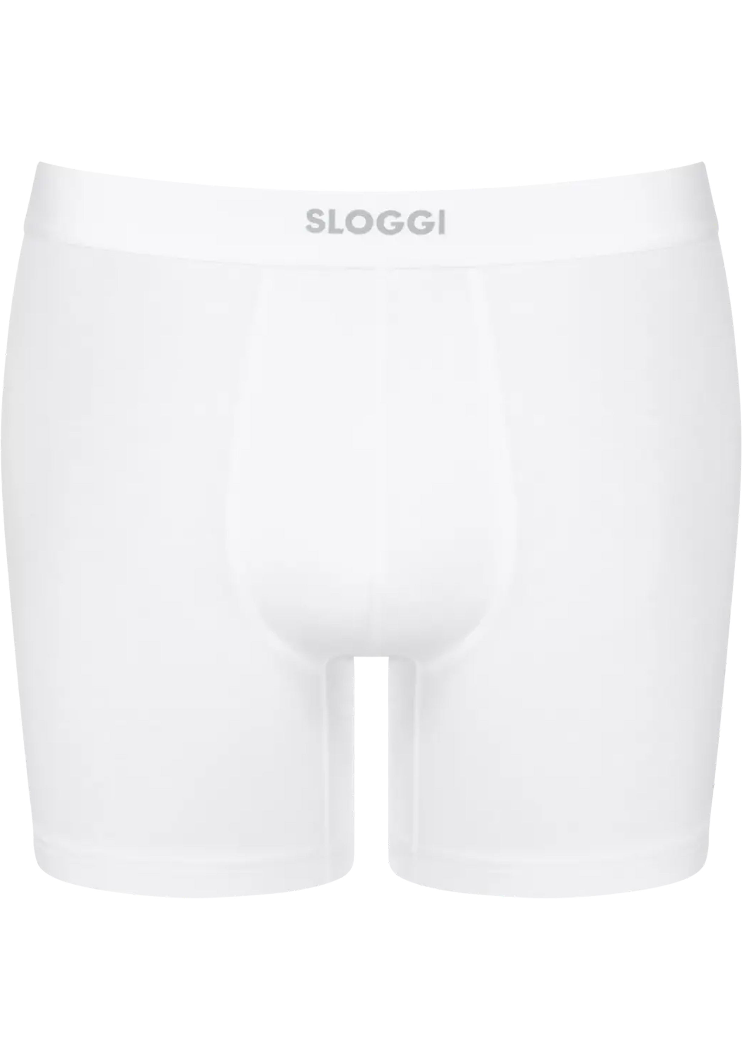 Sloggi Men EVER Ease Short, heren boxershort korte pijp (2-pack), wit