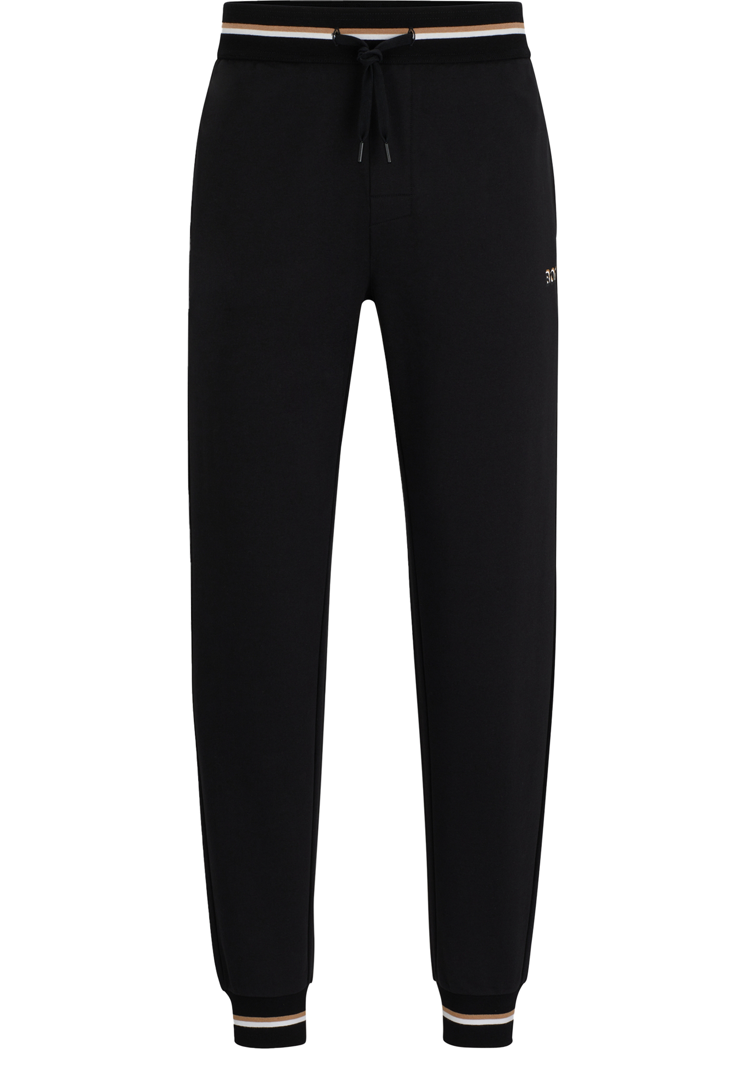 BOSS Iconic Pants, heren pyjama- of loungebroek, zwart