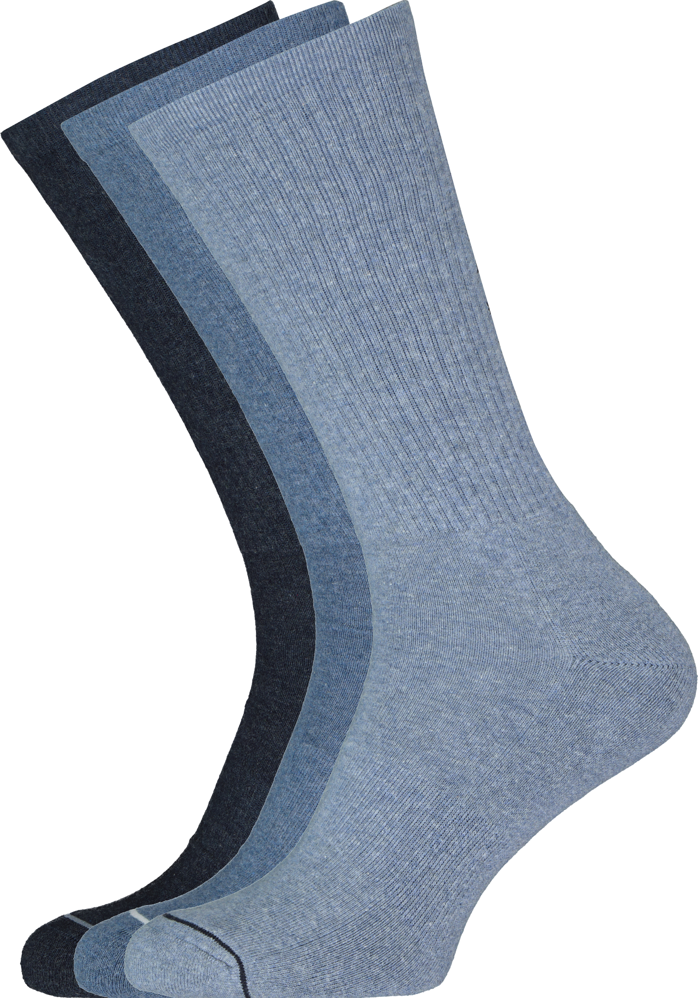 Calvin Klein herensokken Gavin (3-pack), sportsokken, drie tinten jeansblauw