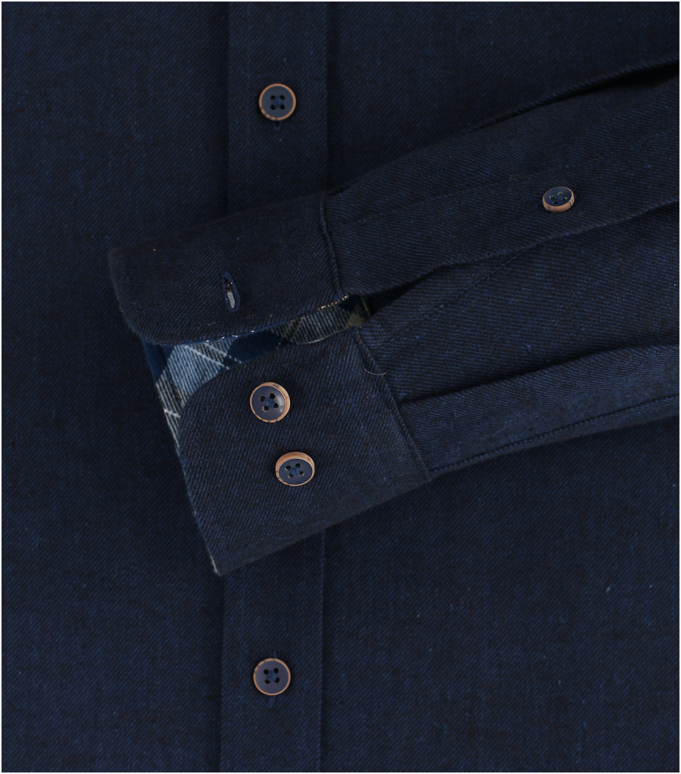 Redmond comfort fit overhemd, popeline, blauw