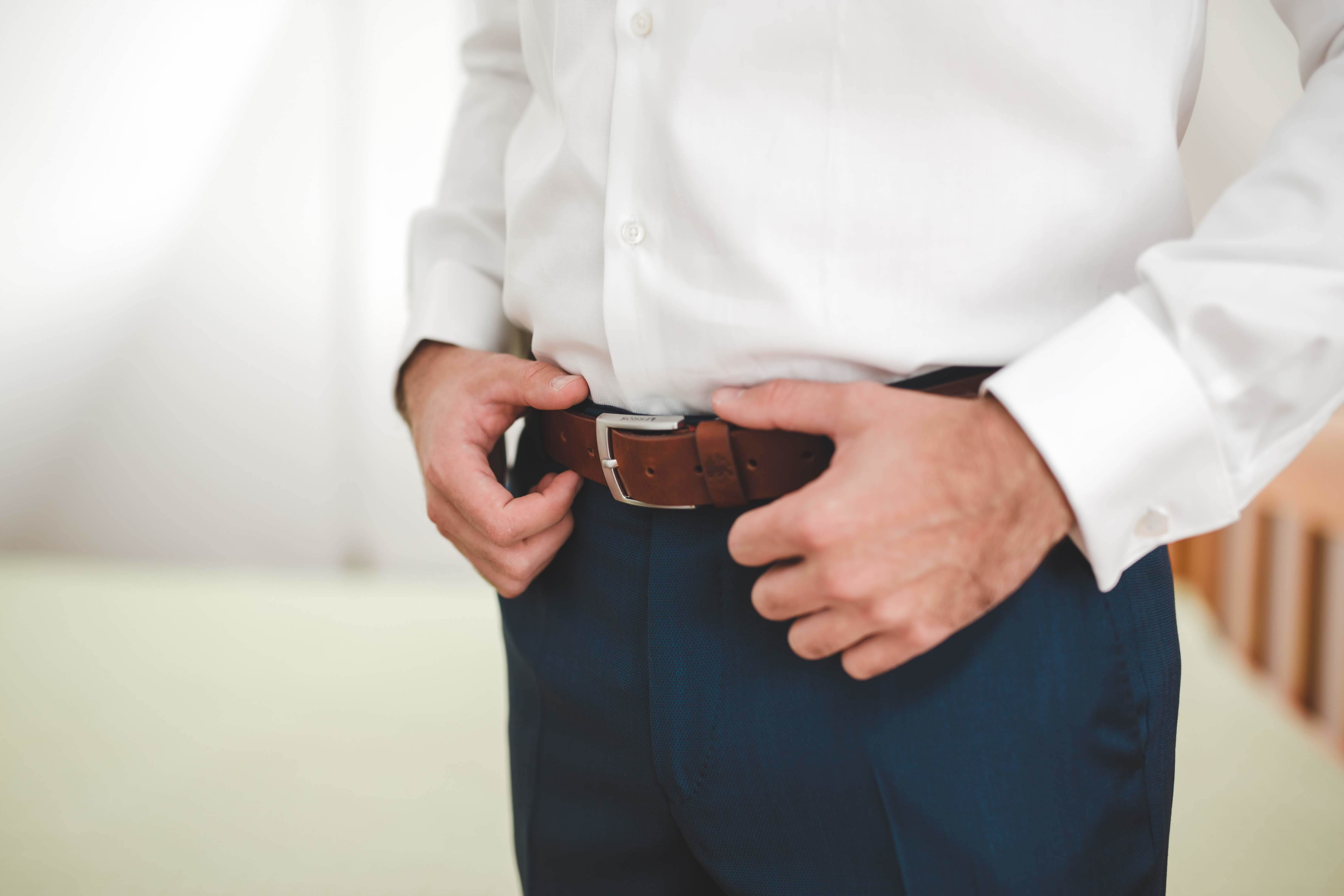 Man met riem Man met riem