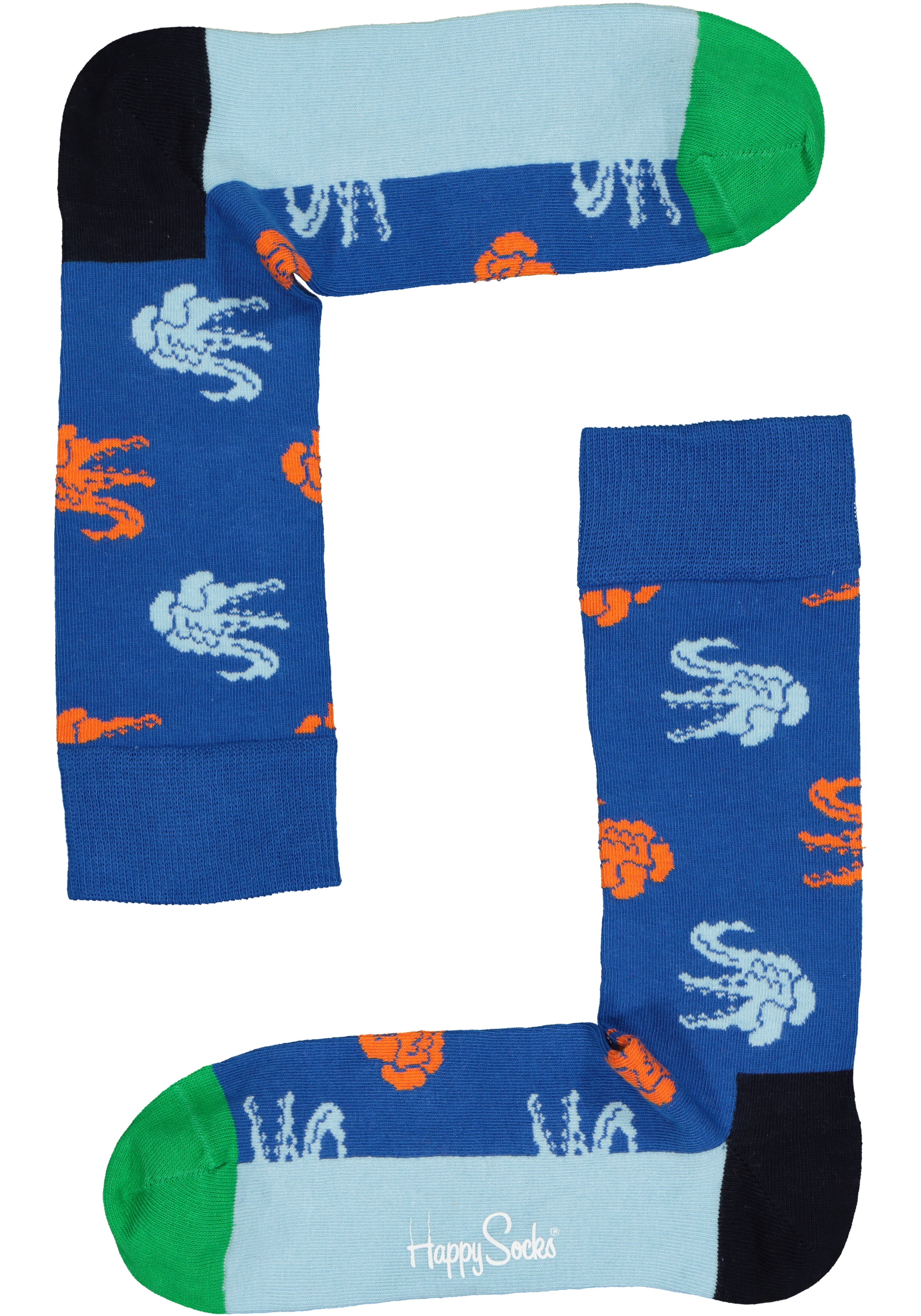 Happy Socks Animal Socks Gift Set (3-pack), gekleurde beestenboel