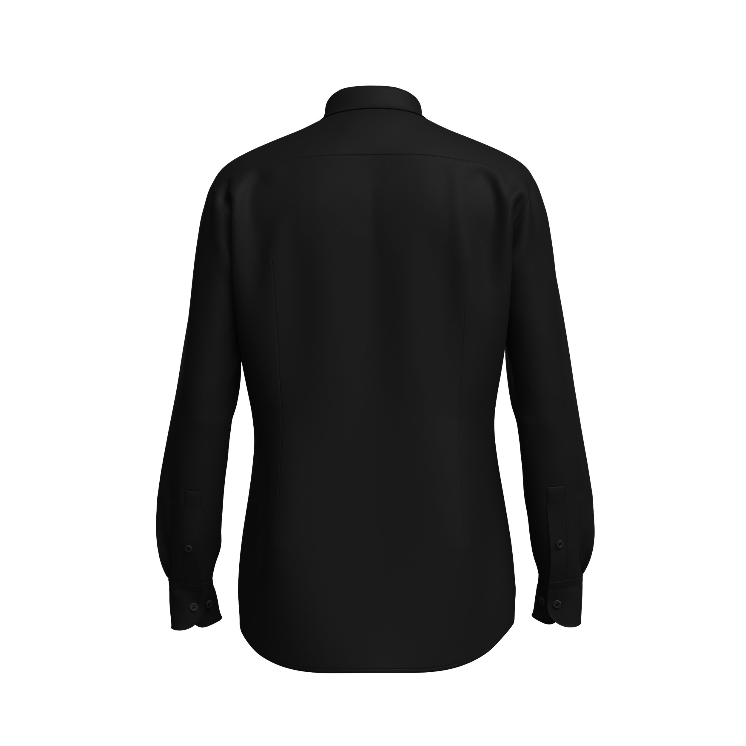 BOSS Hank-s slim fit overhemd, tricot, zwart
