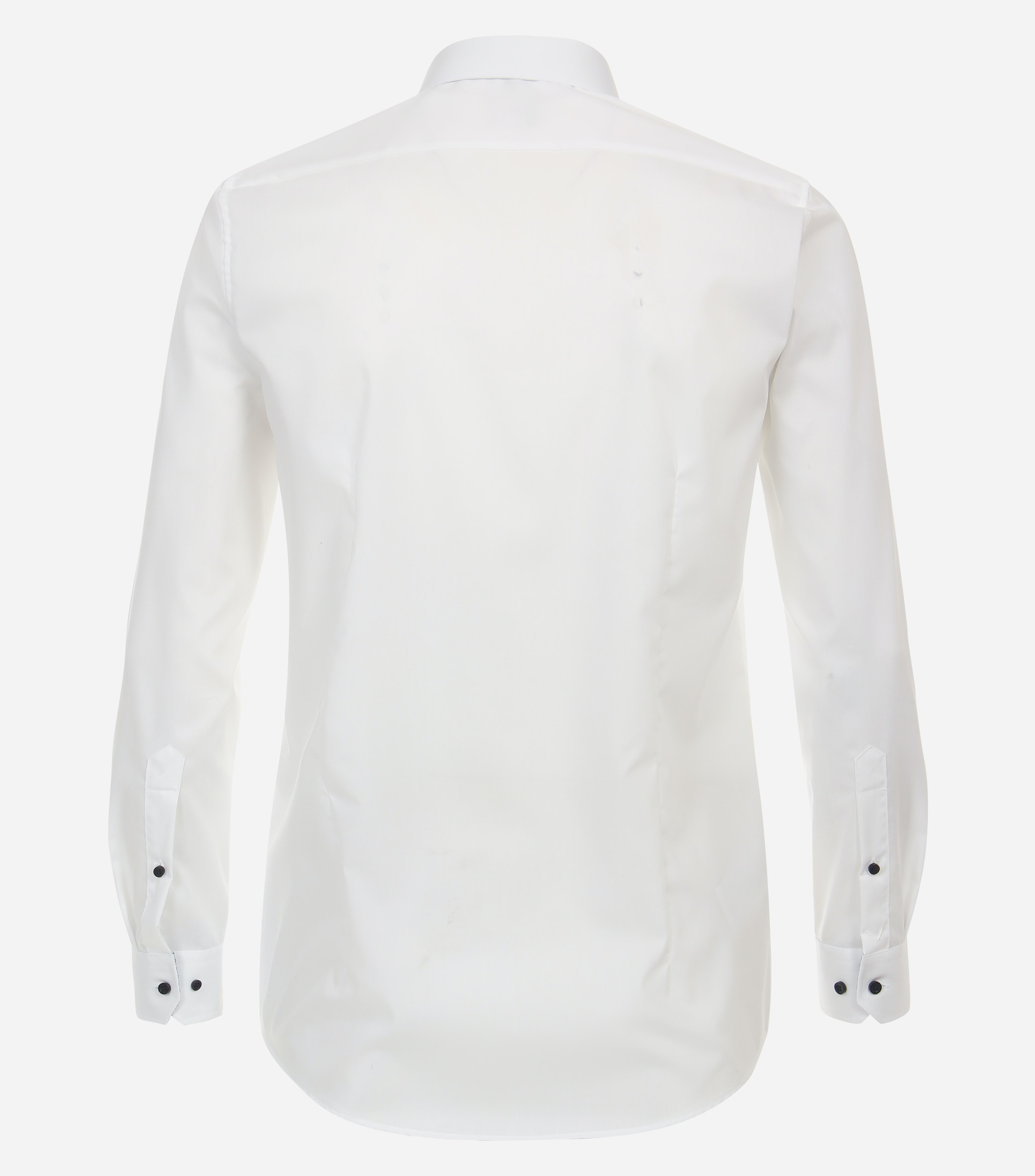 VENTI body fit overhemd, popeline, wit