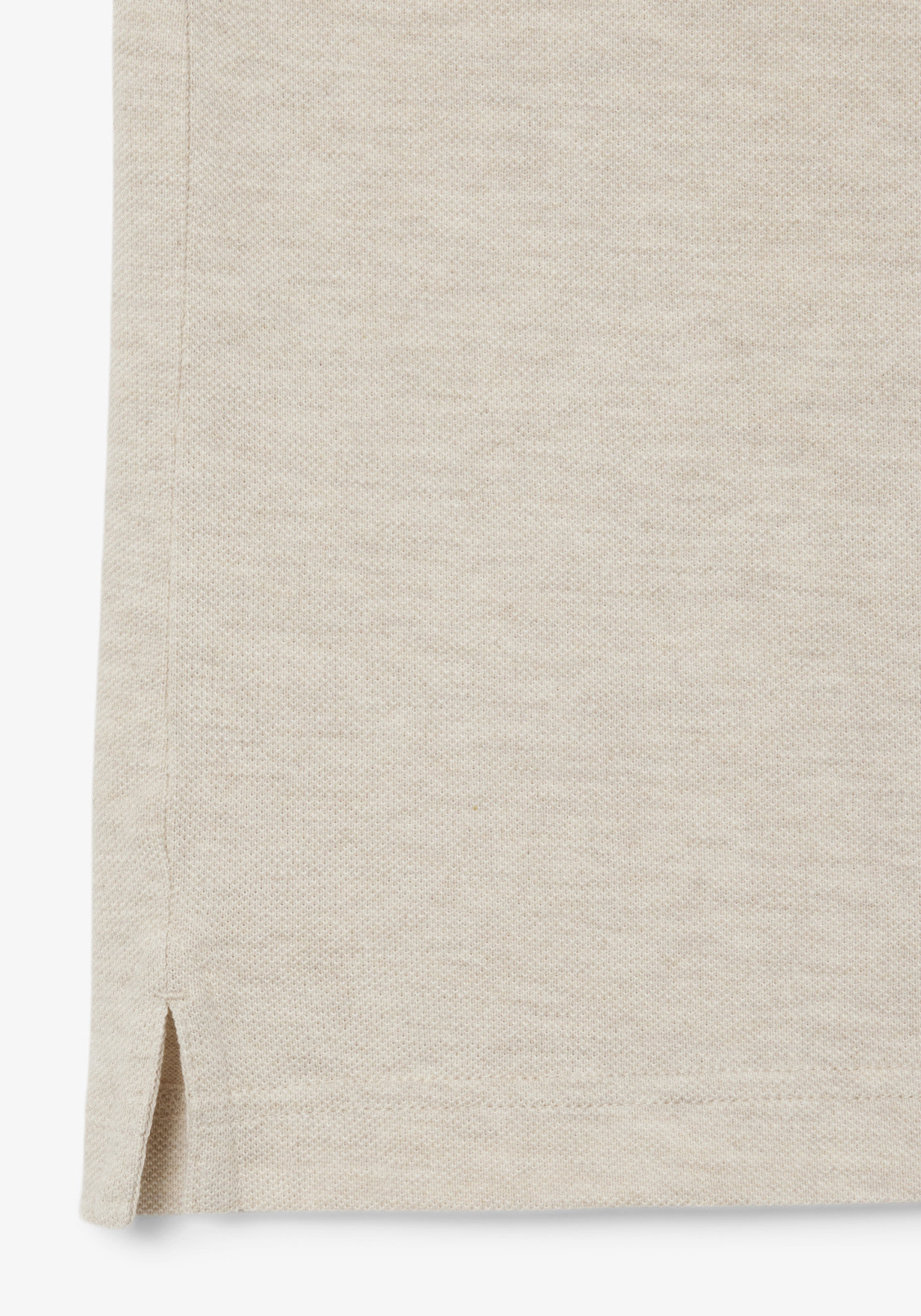 Lacoste Slim Fit polo, grijs beige