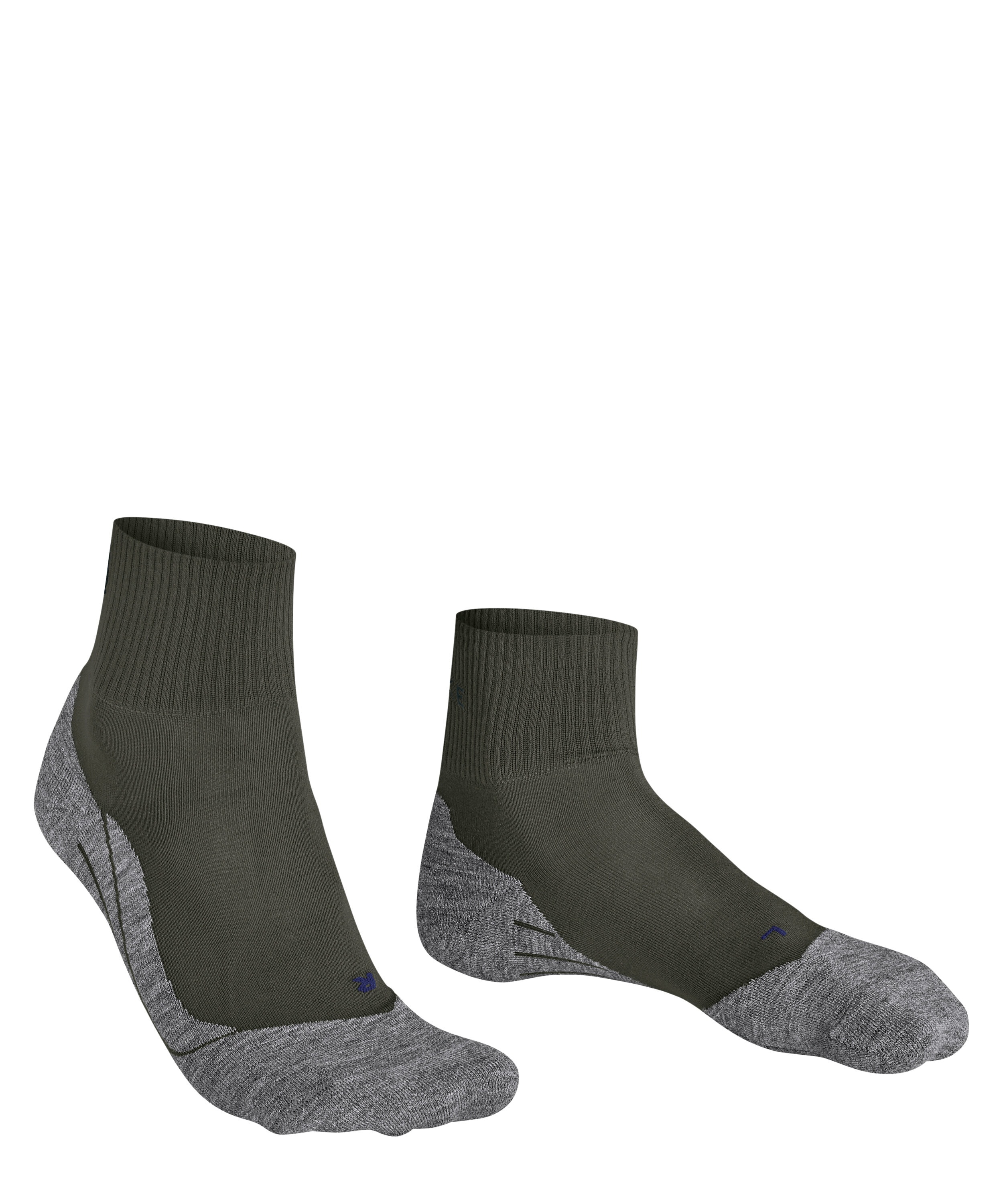 FALKE TK5 Wander Cool Short heren trekking sokken kort, olijfgroen (military)
