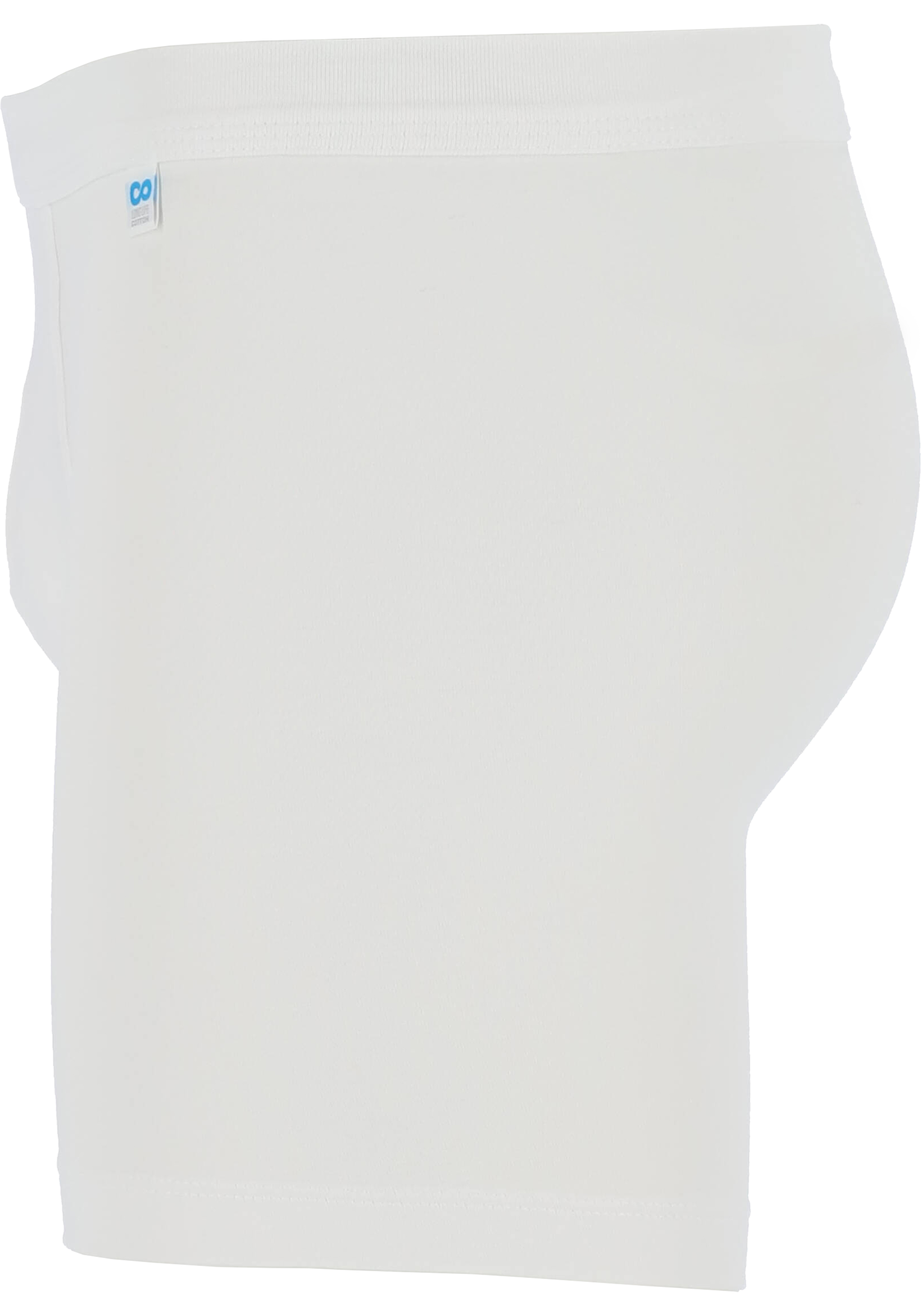 SCHIESSER Long Life Cotton shorts (1-pack), lang met gulp, wit