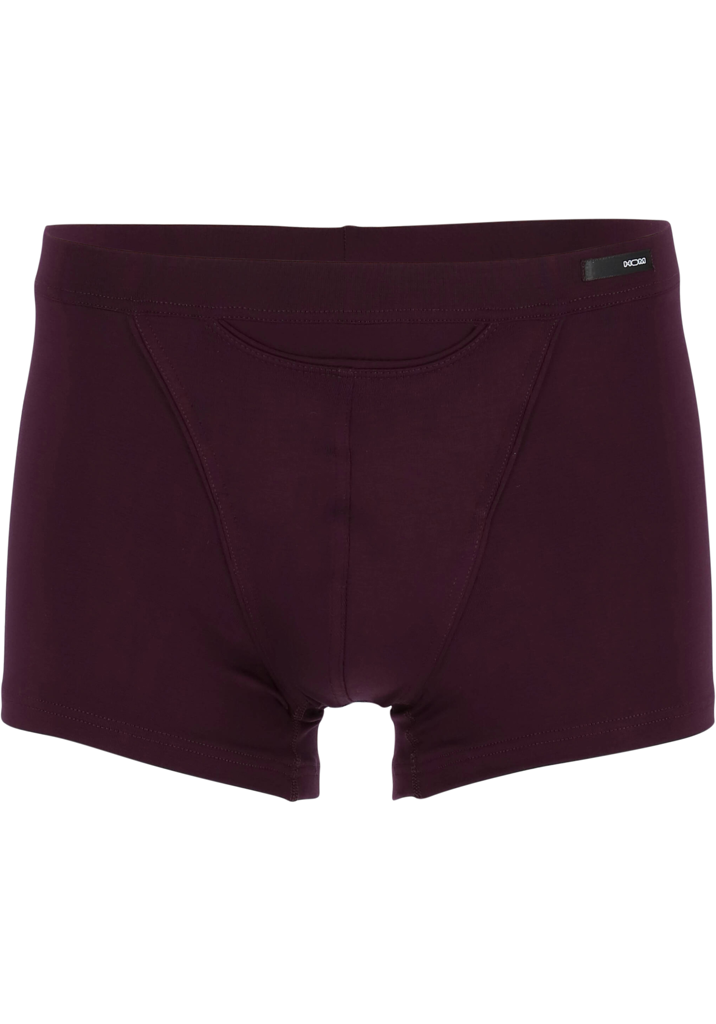 HOM Tencel soft comfort boxer briefs HO1 (1-pack), heren boxer kort met horizontale gulp, bordeaux