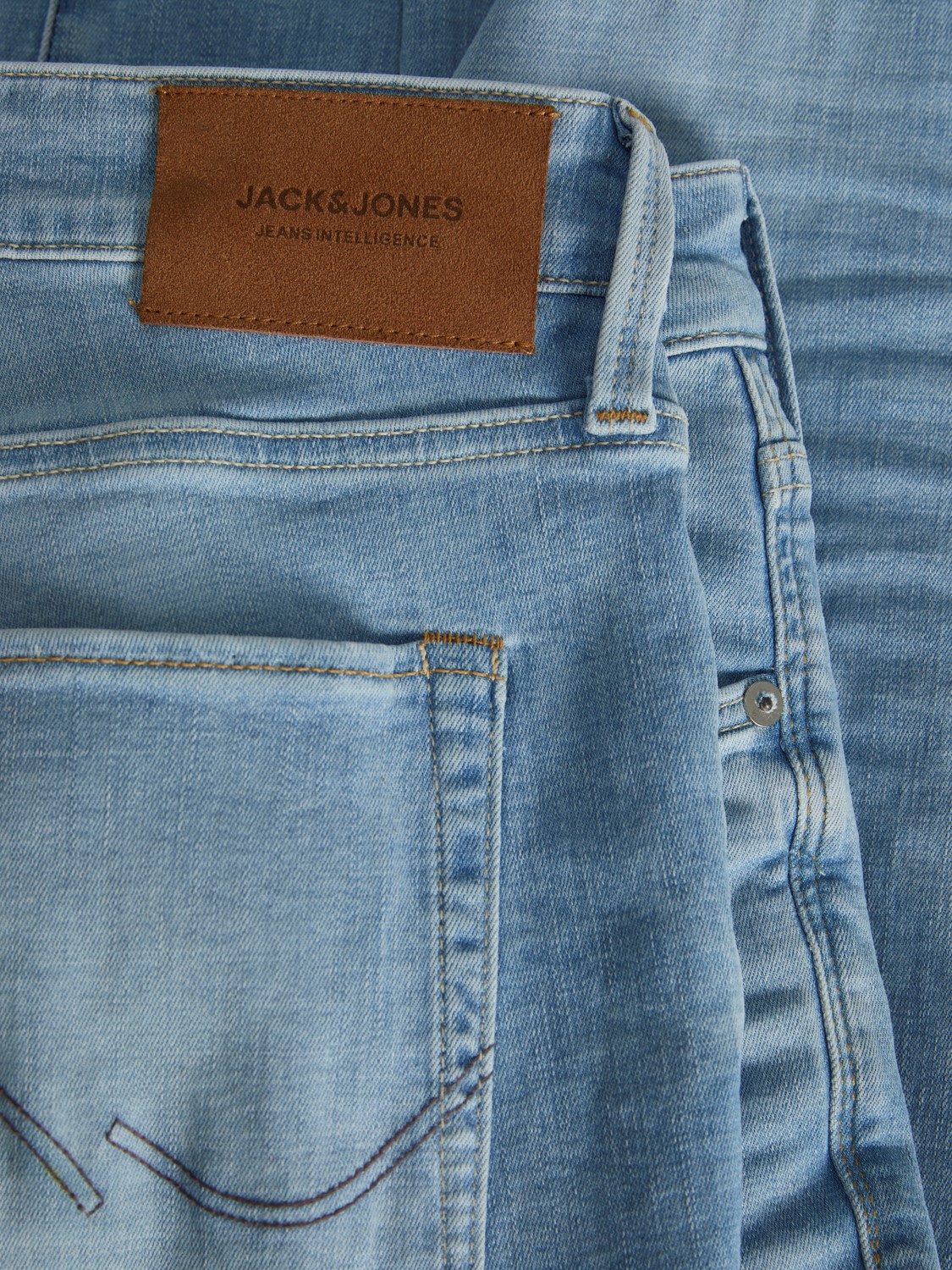 JACK & JONES Glenn Icon slim fit, heren jeans, denimblauw