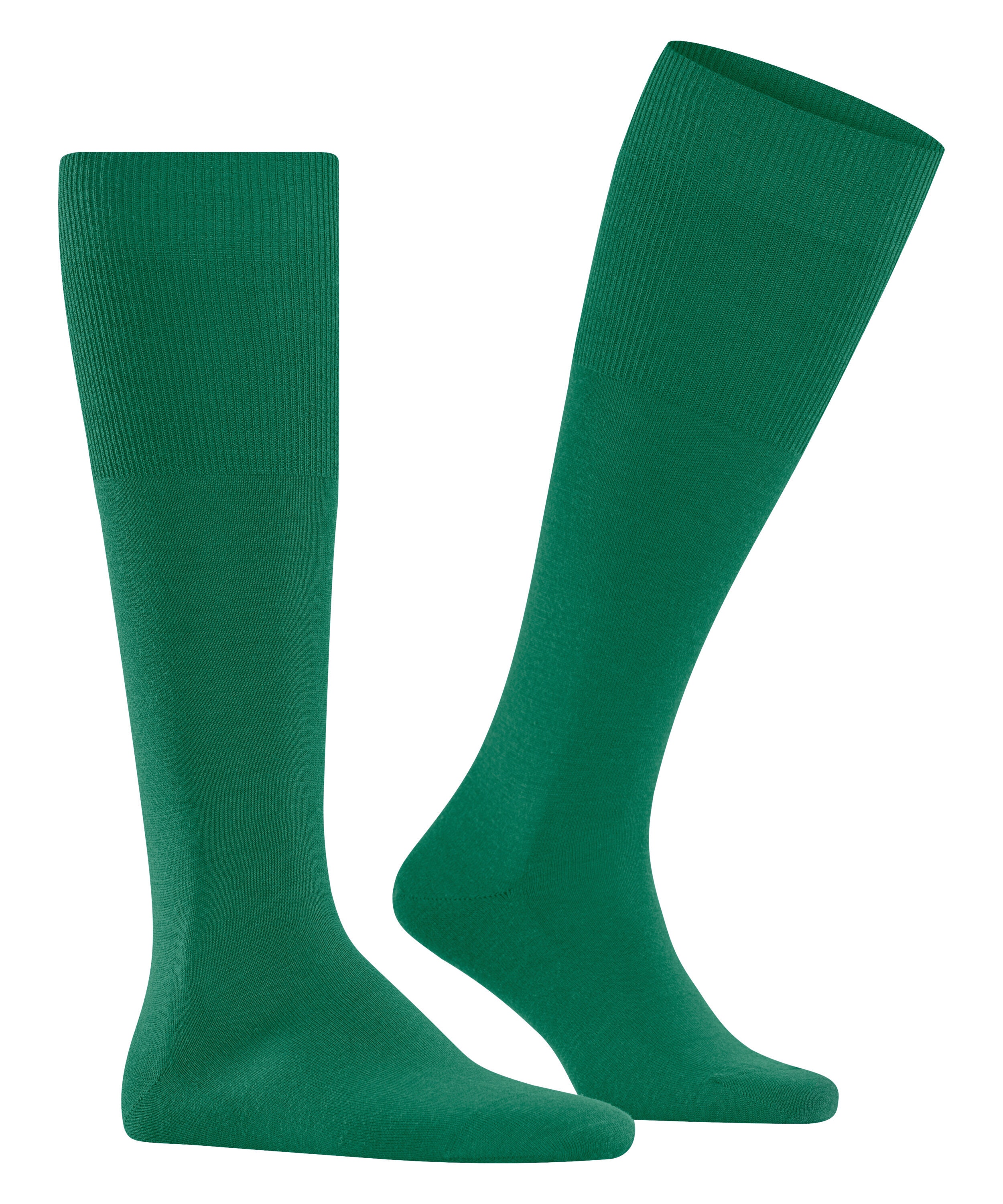 FALKE Airport heren kniekousen, groen (emerald)