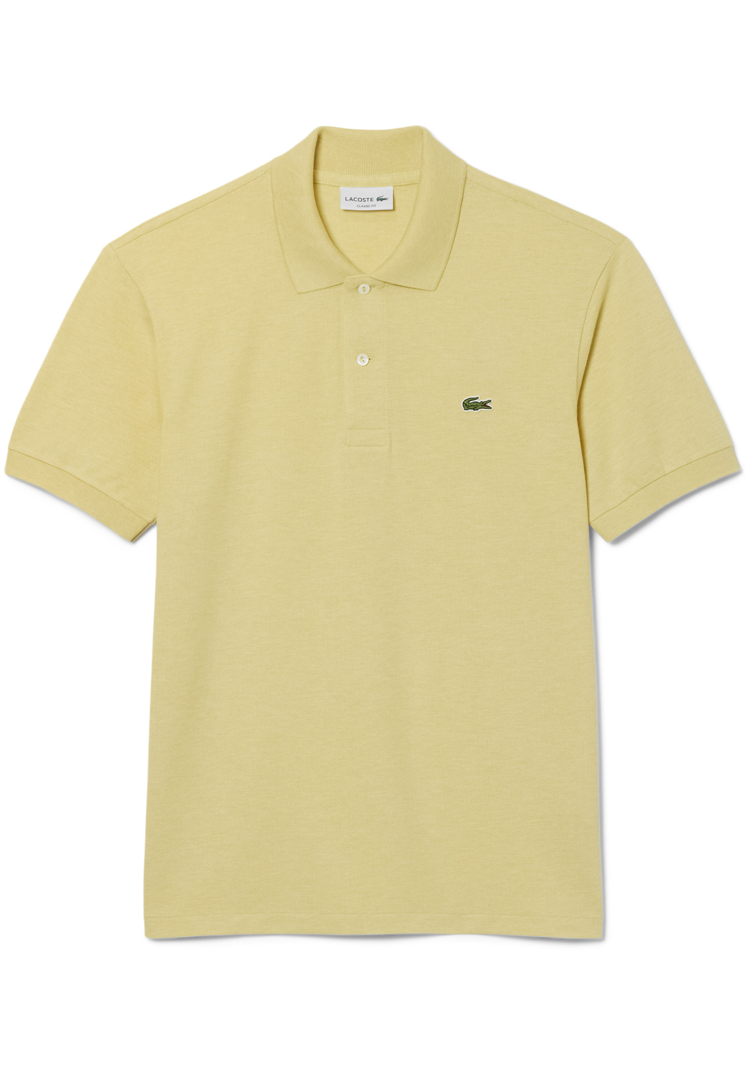 Lacoste Classic Fit polo, geel melange