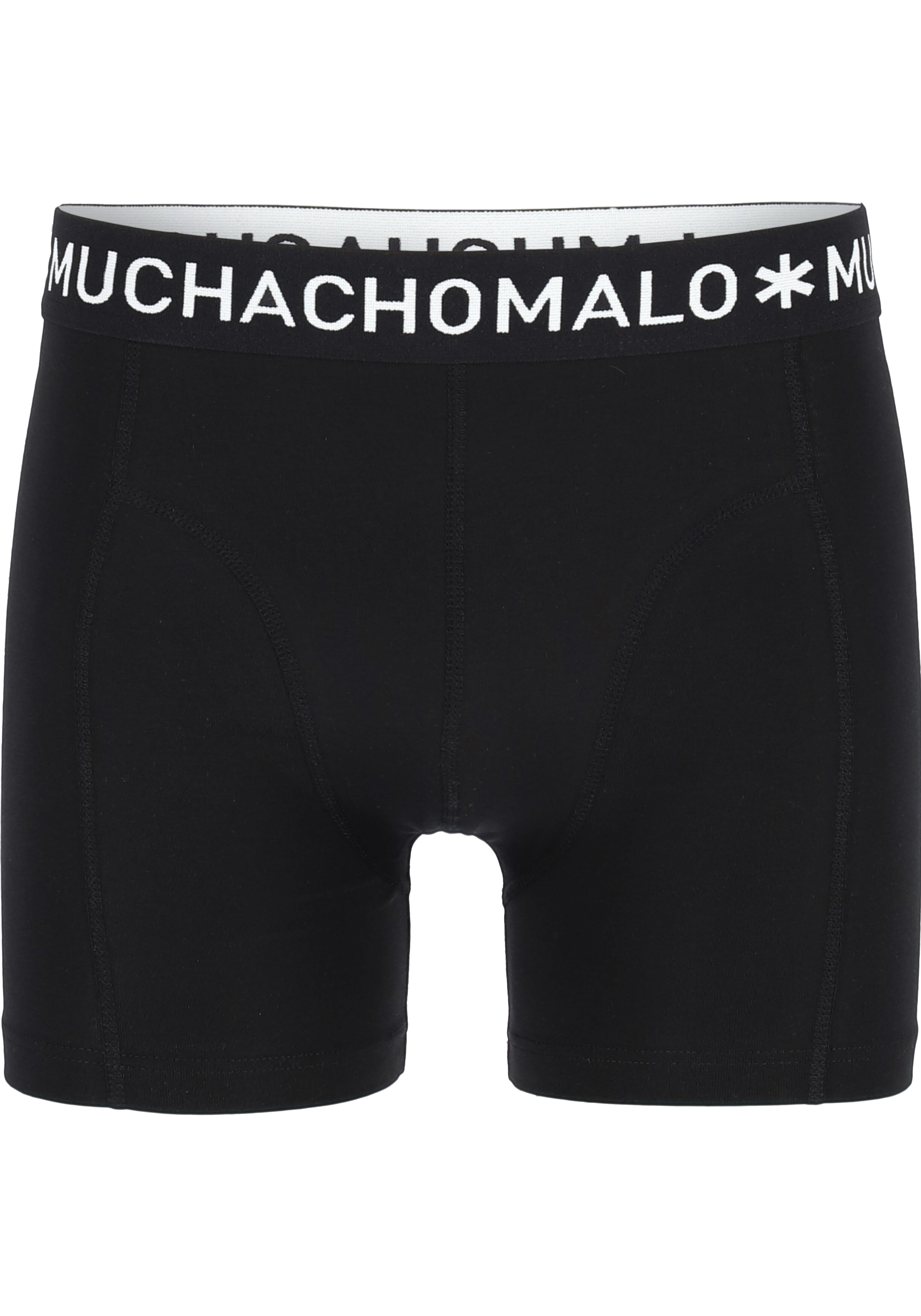 Muchachomalo boxershorts (2-pack), heren boxers normale lengte, zwart