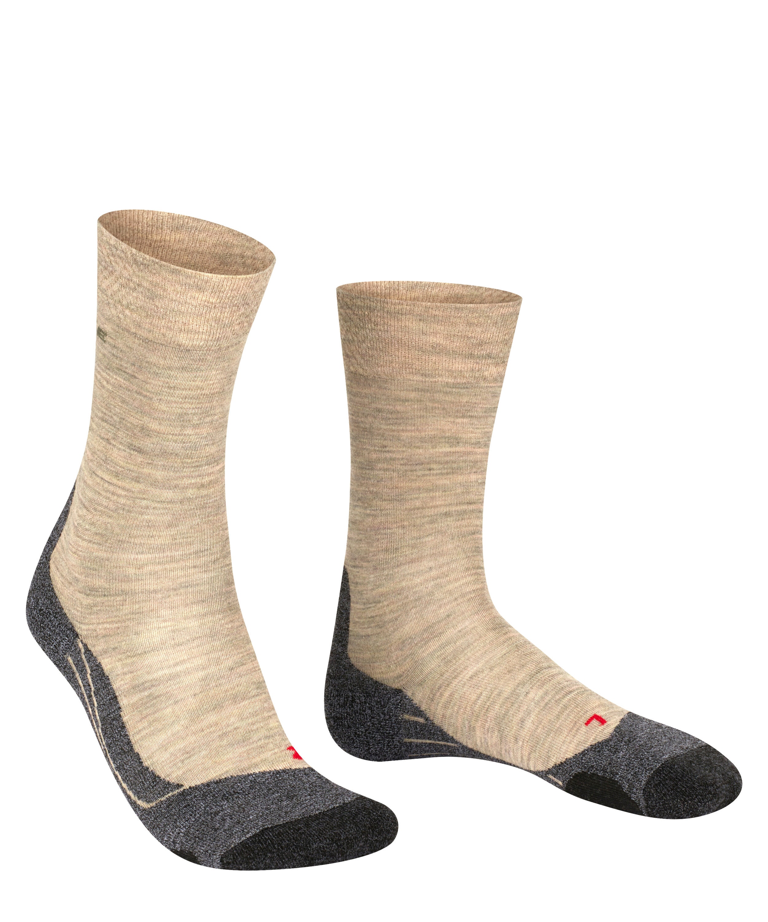 FALKE TK2 Explore Melange heren trekking sokken, kaki (khaki)