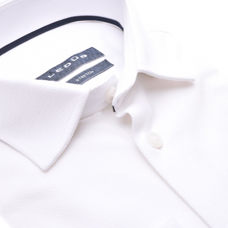 Ledub modern fit overhemd, wit