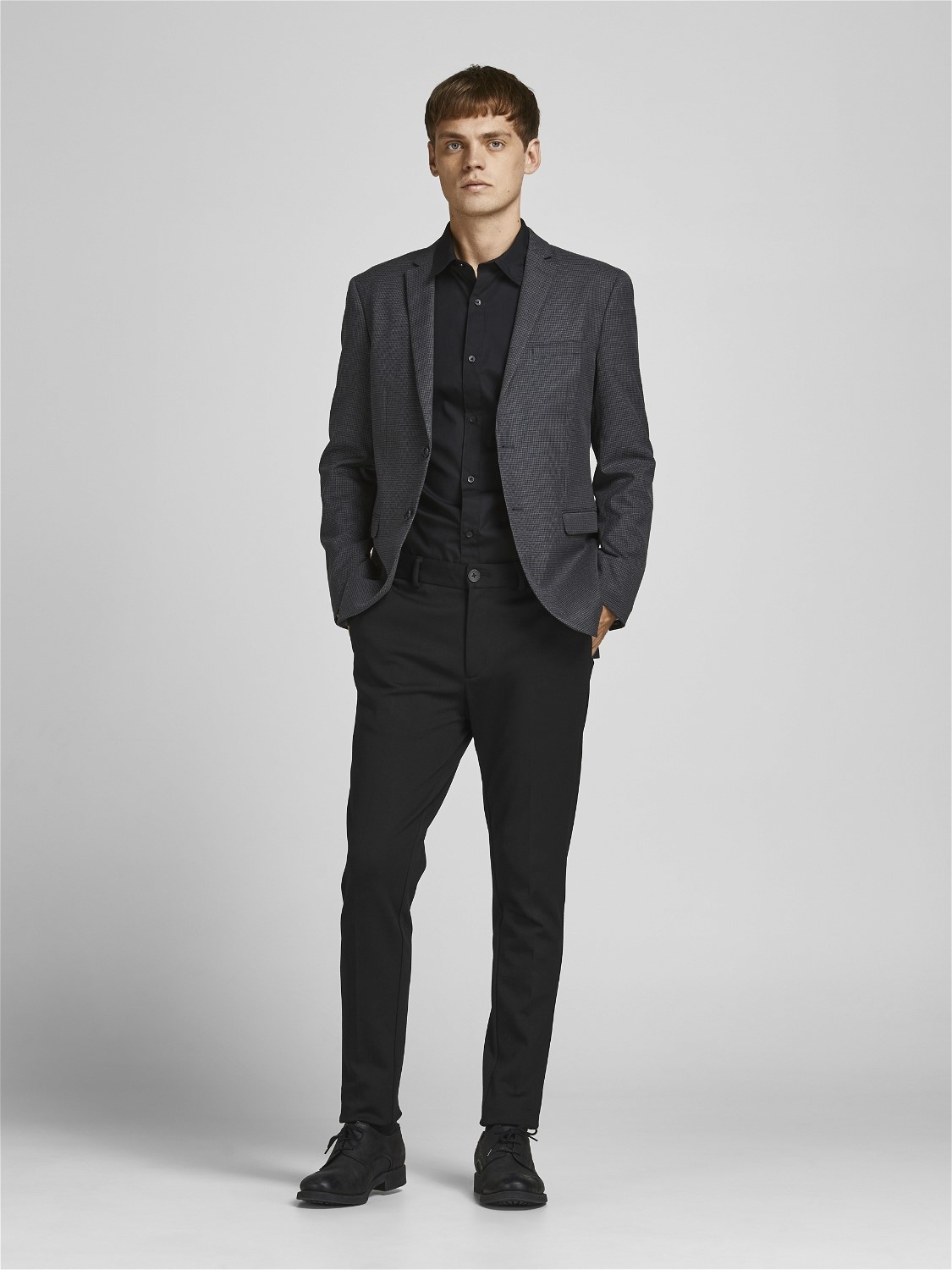 JACK & JONES Marco Phil loose fit, heren chino, zwart