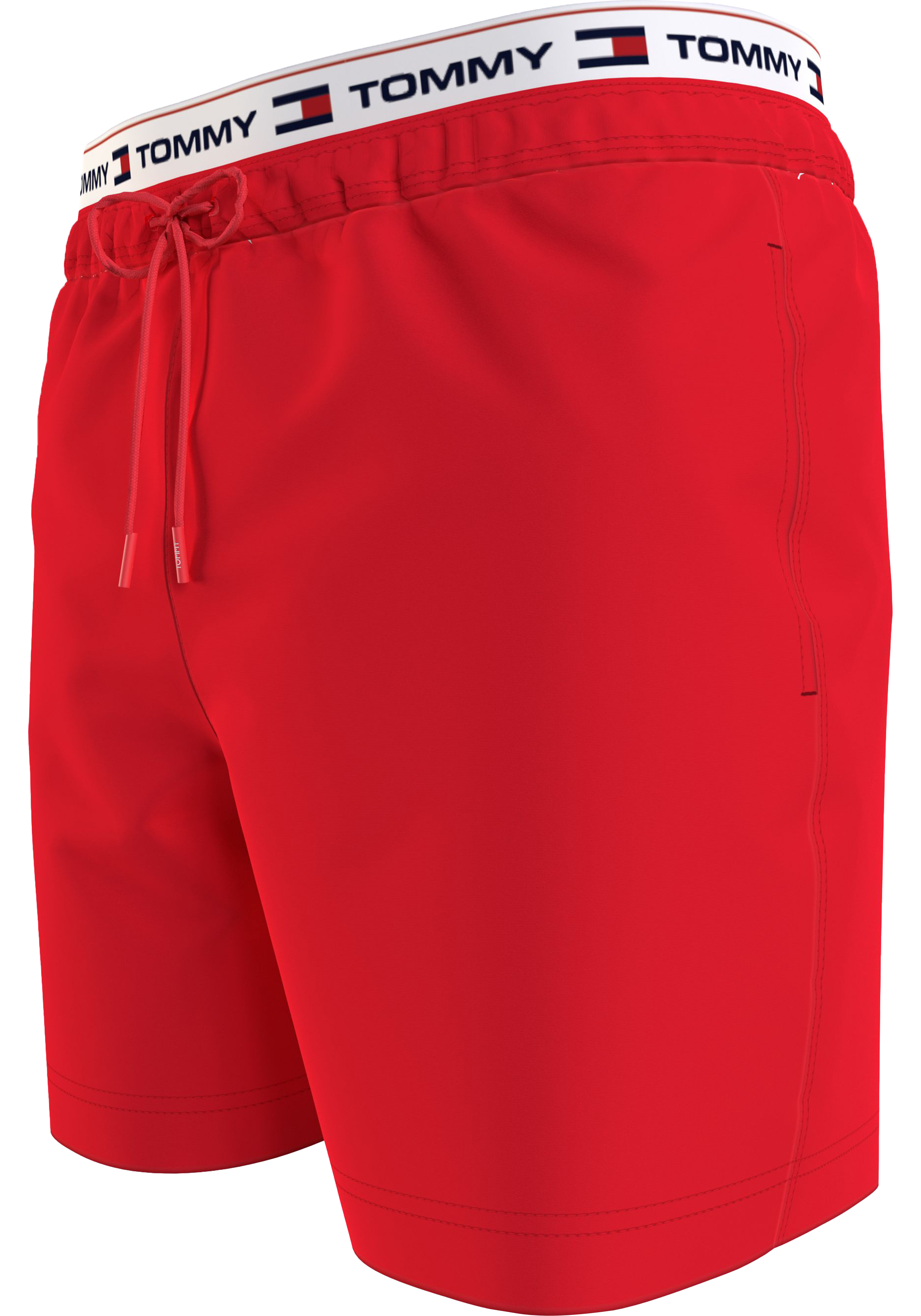 Tommy Hilfiger Medium Drawstring swimshort, heren zwembroek, rood