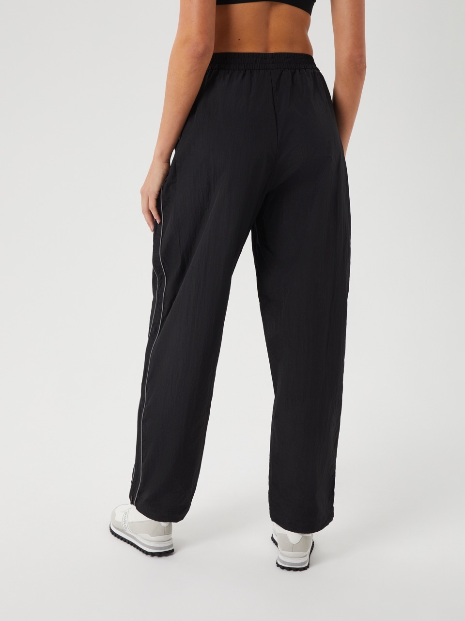 Bjorn Borg dames Studio Parachute Pants, dames joggingbroek, zwart