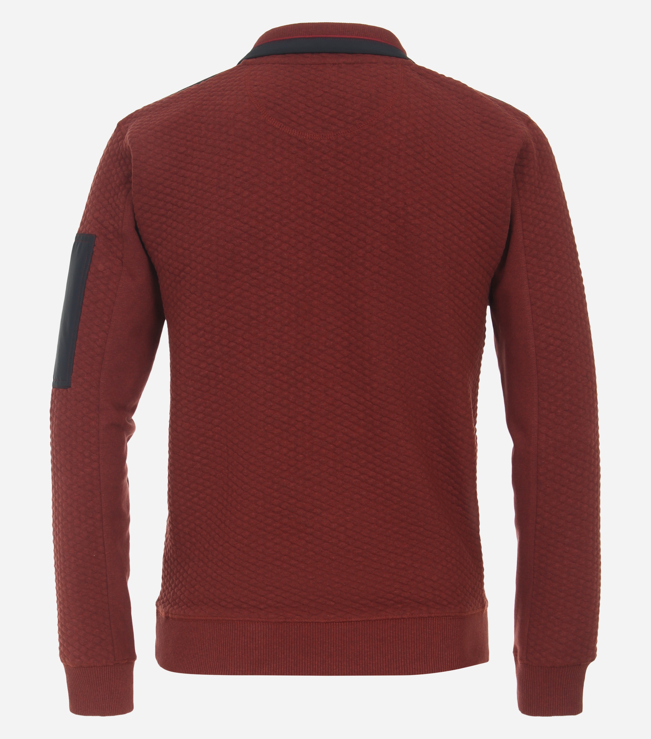 CASA MODA comfort fit schipperstrui, roestbruin