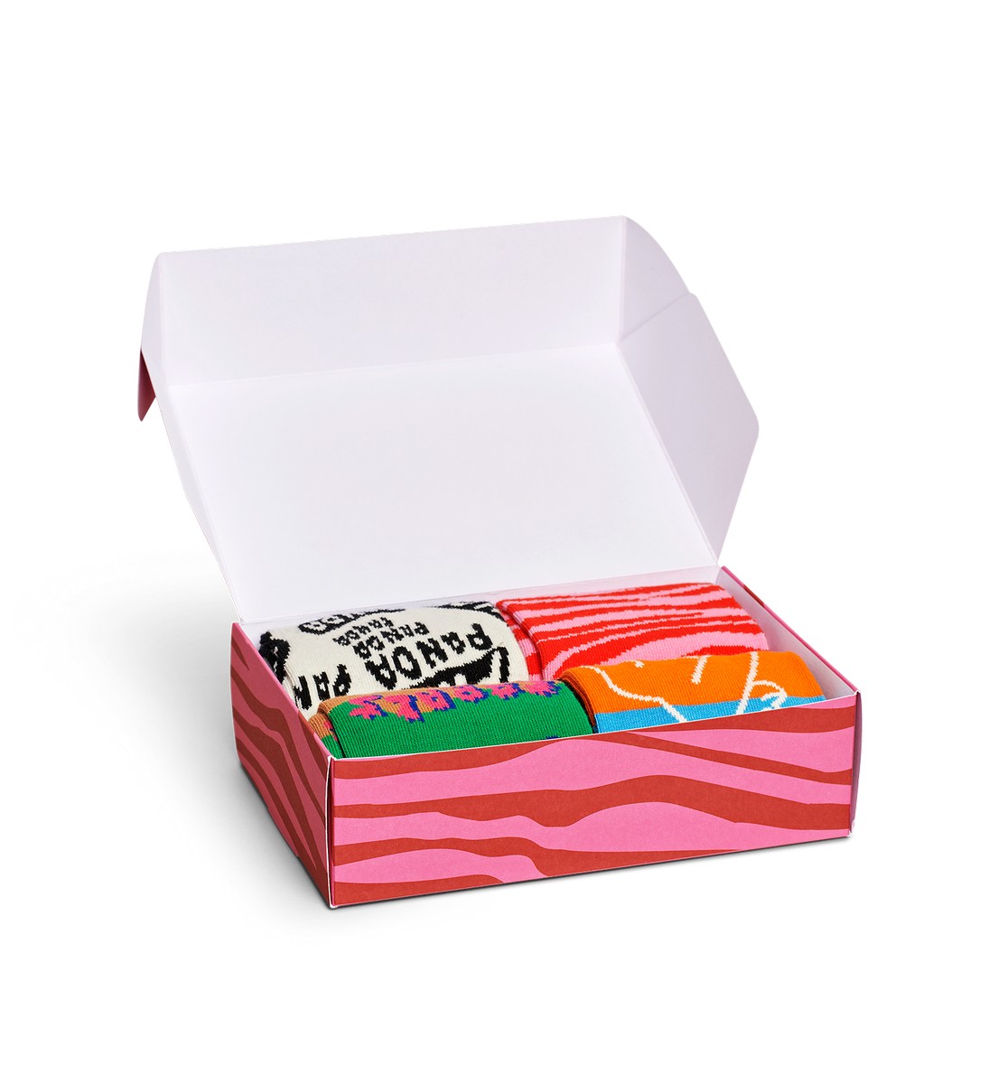 Happy Socks WWF Gift Set (4-pack), unisex sokken in cadeauverpakking