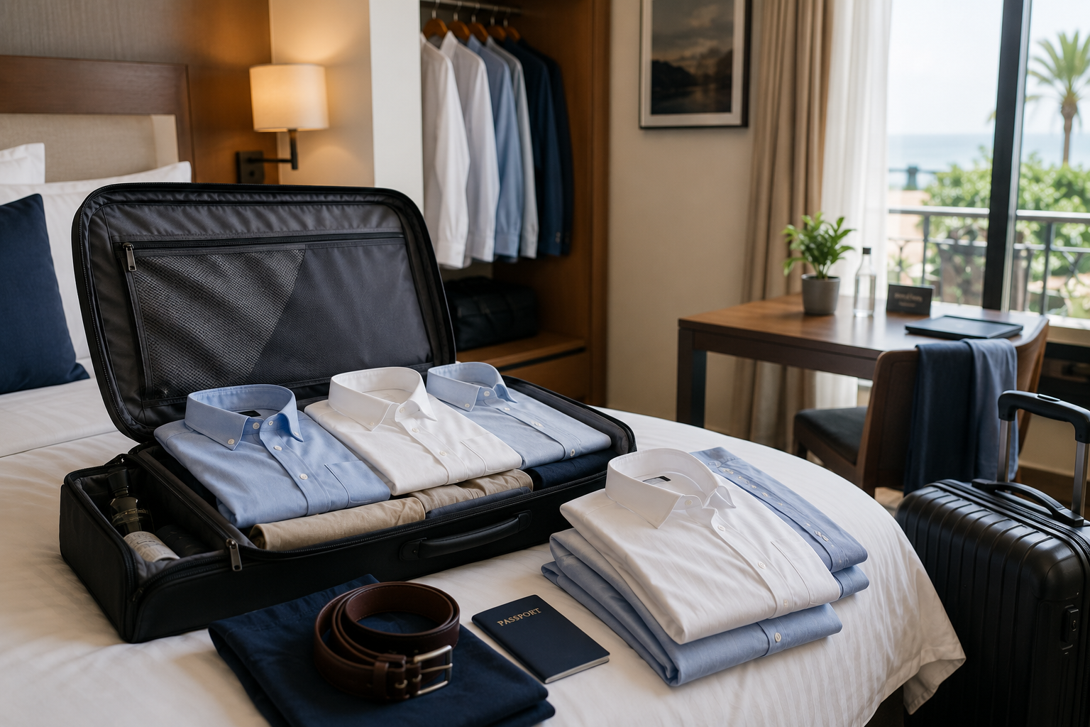 Zo houd je je overhemden mooi tijdens de vakantie