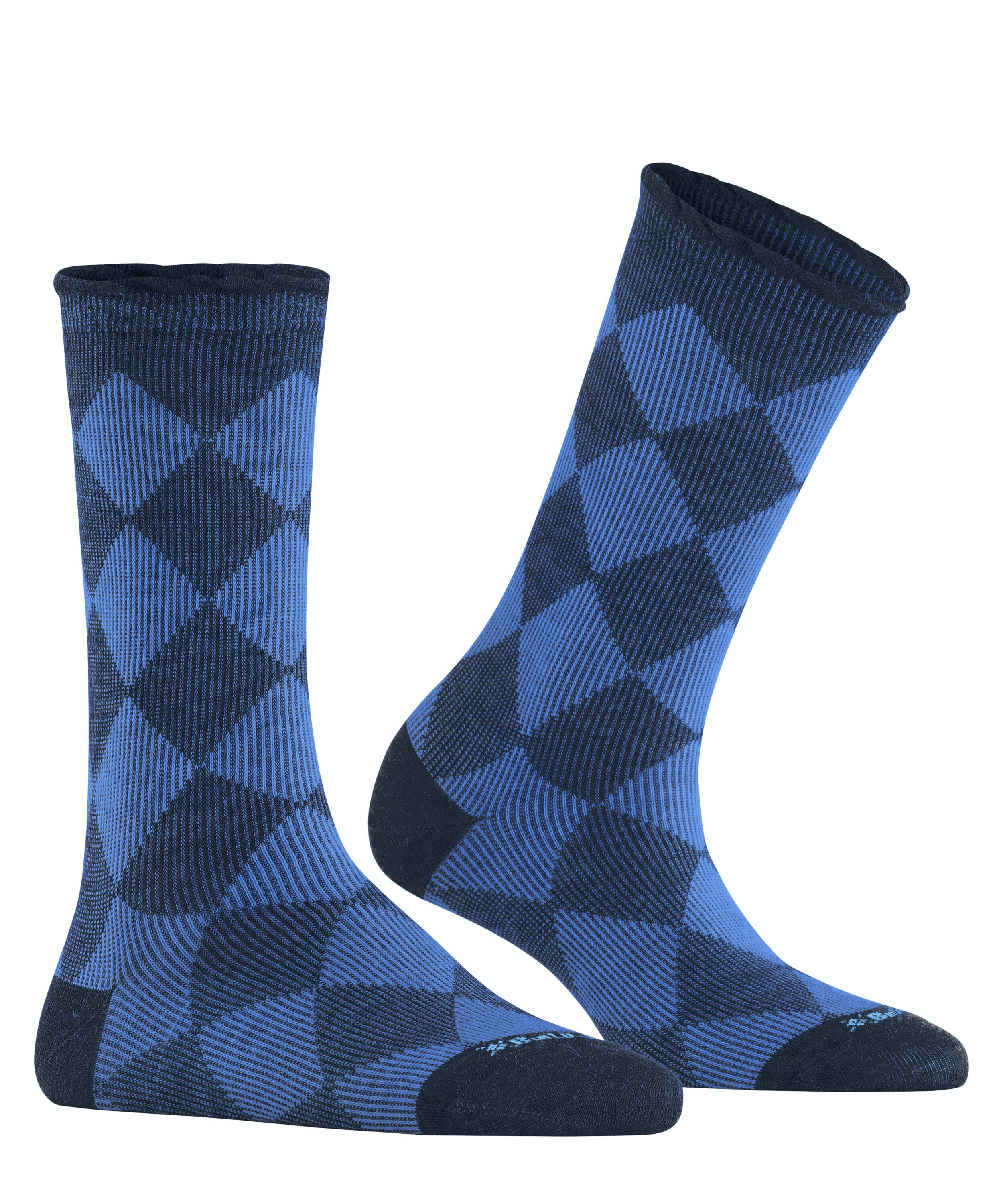 Burlington Dalston damessokken, blauw (marine)